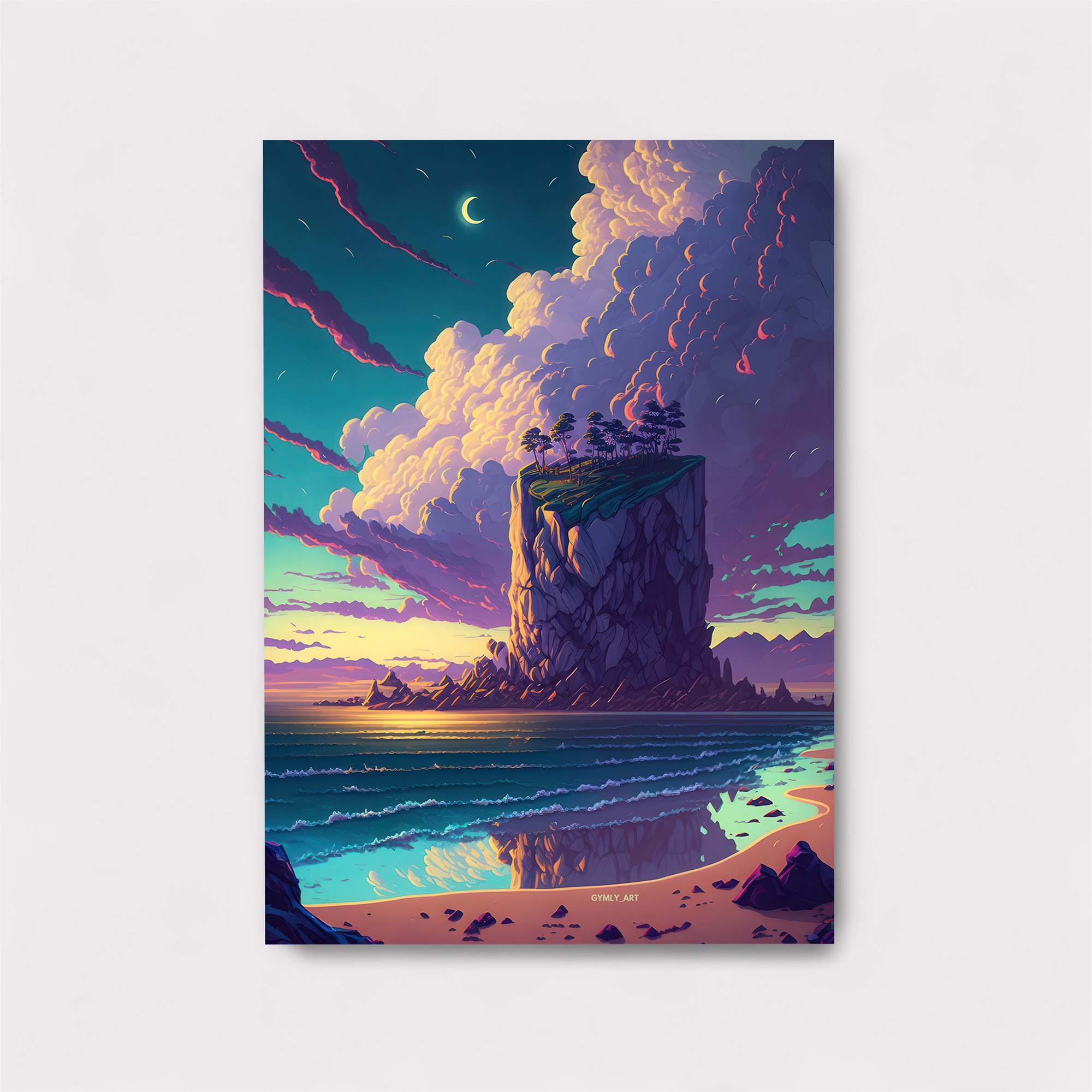 Island Serenity Safe Wall Magnetic / M