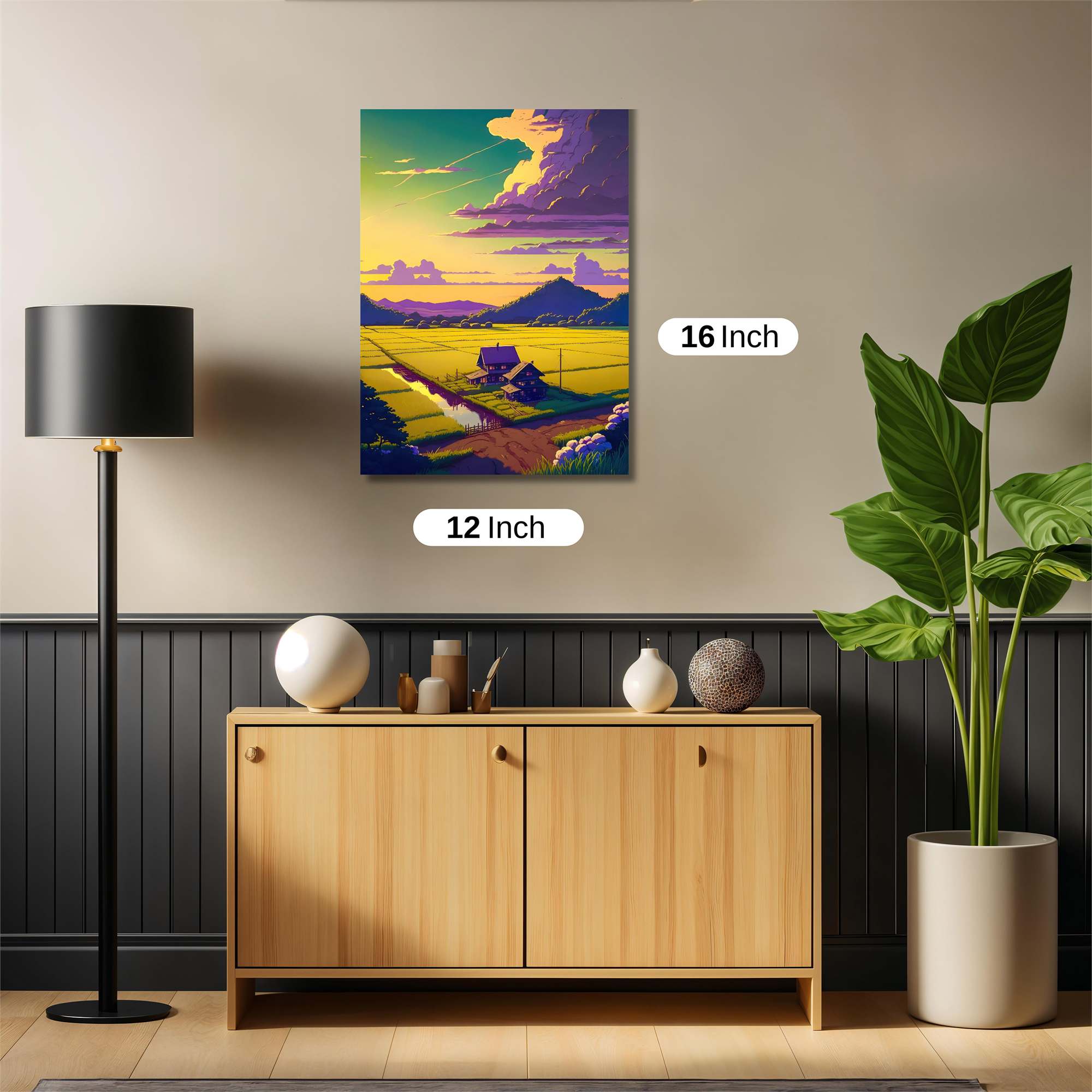 Sunset Serenity Safe Wall Magnetic / M