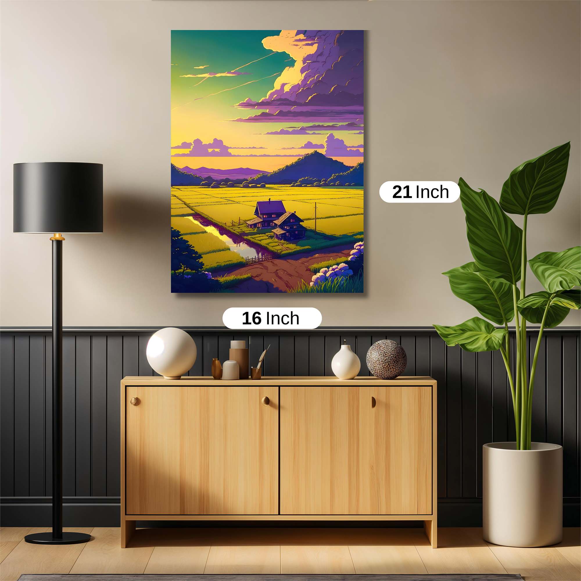 Sunset Serenity Safe Wall Magnetic / M