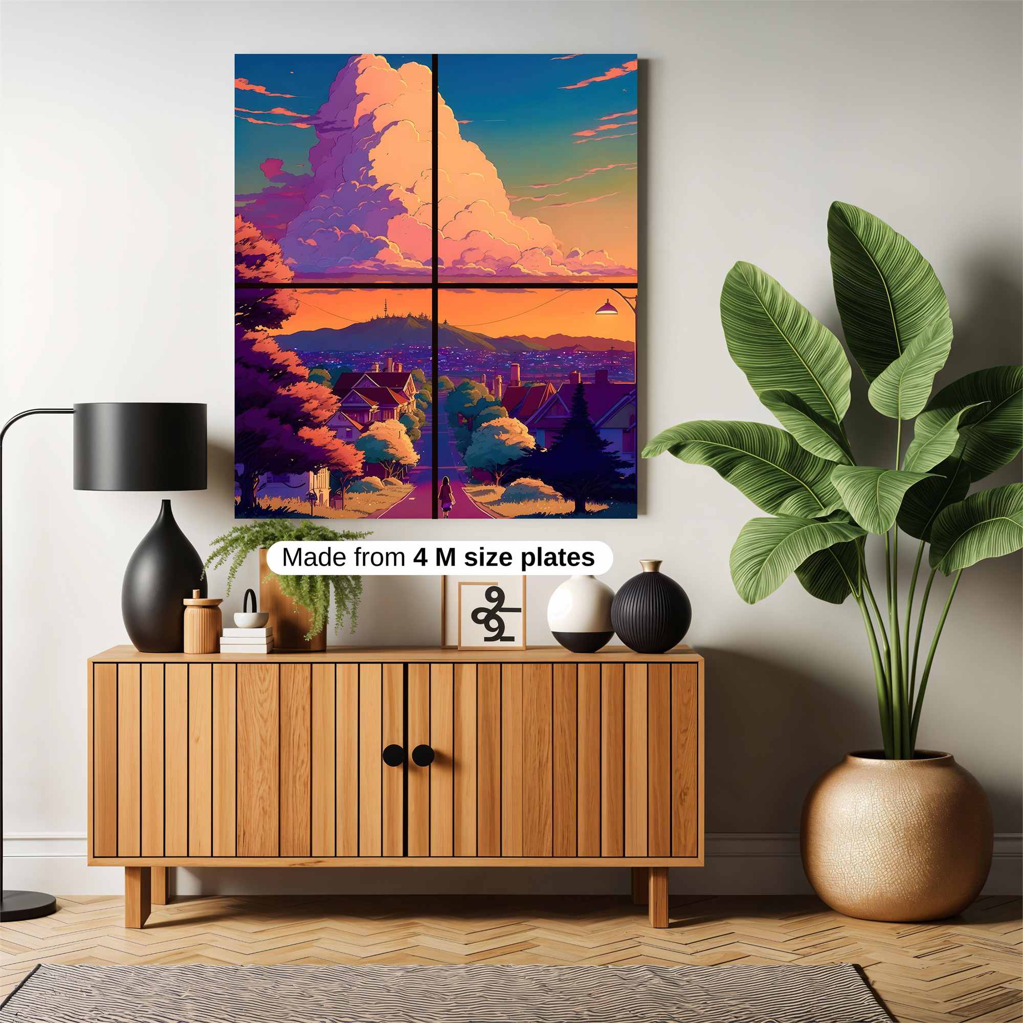 Sunset Serenity Safe Wall Magnetic / M