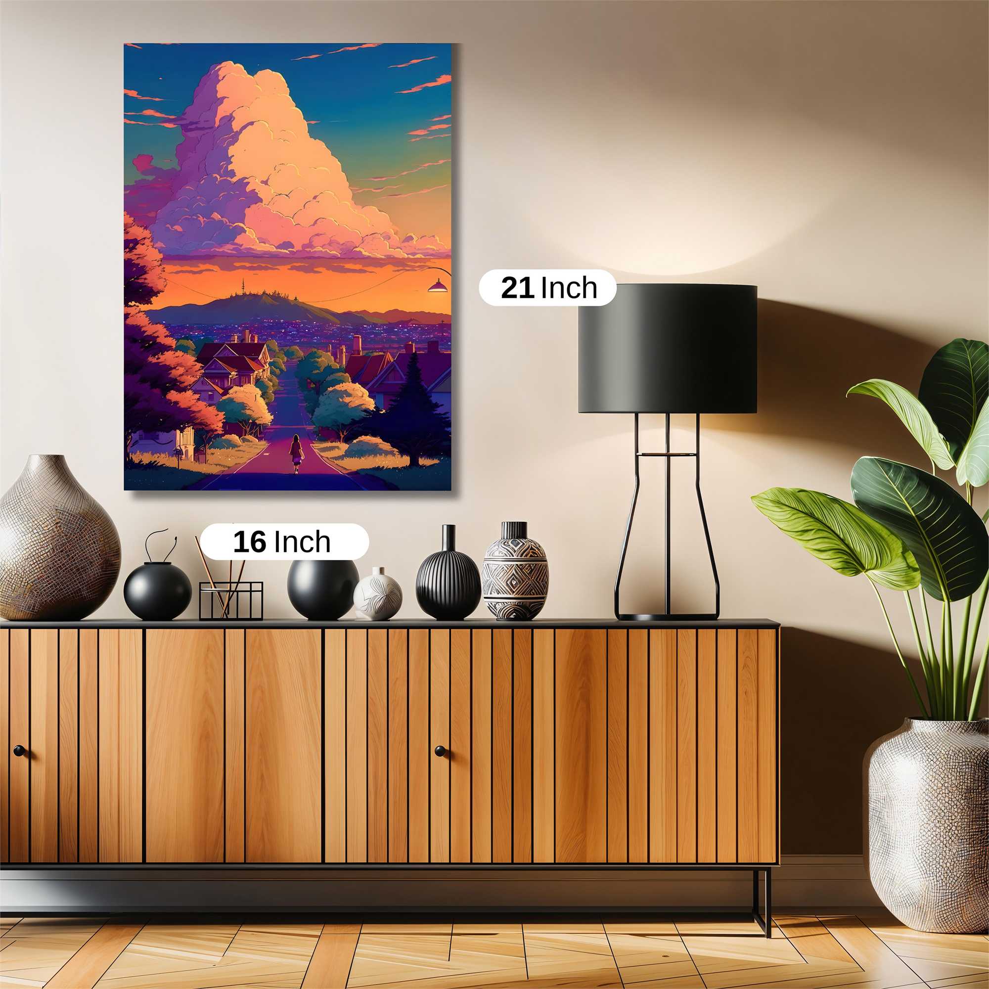 Sunset Serenity Safe Wall Magnetic / M