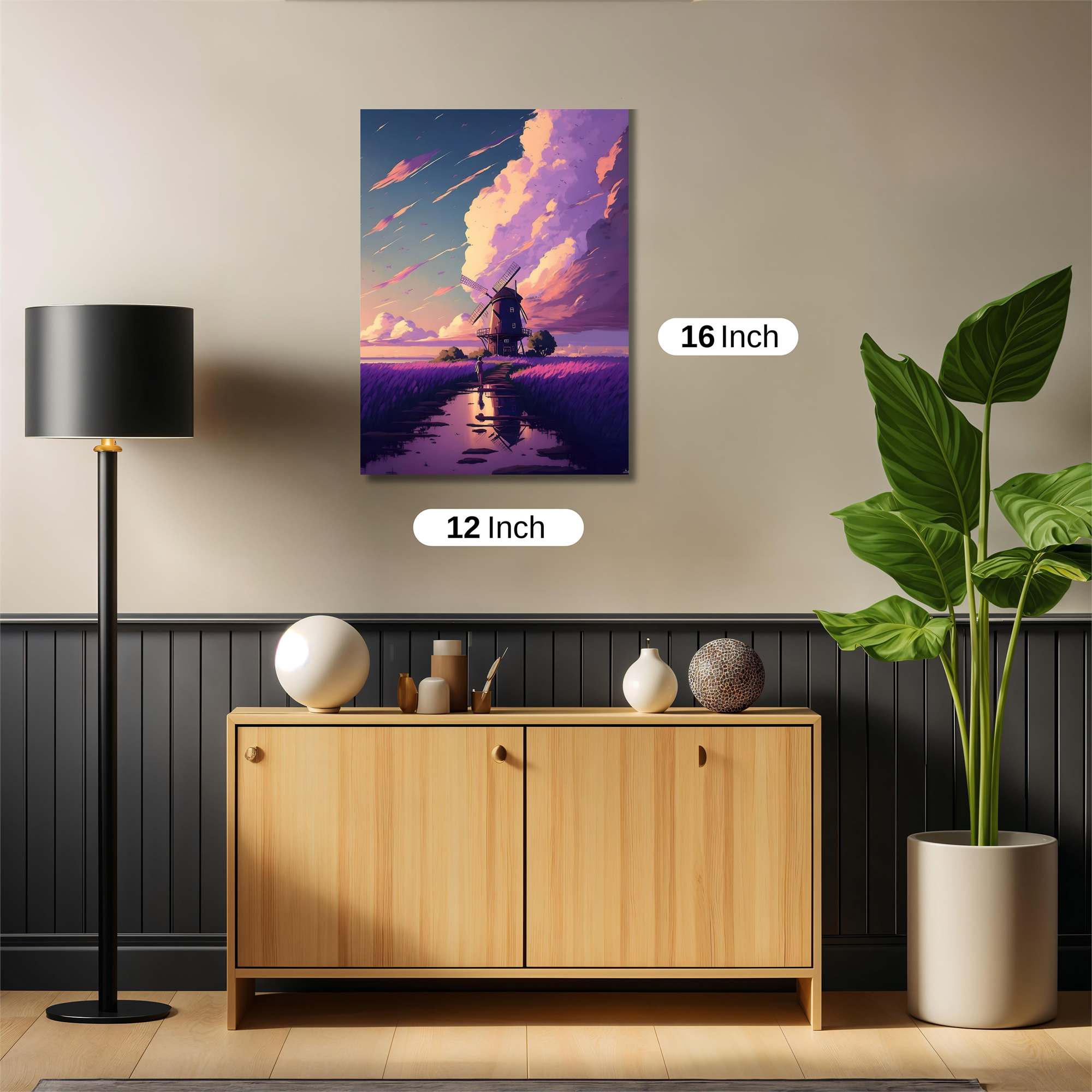 Windmill Whimsy Safe Wall Magnetic / M