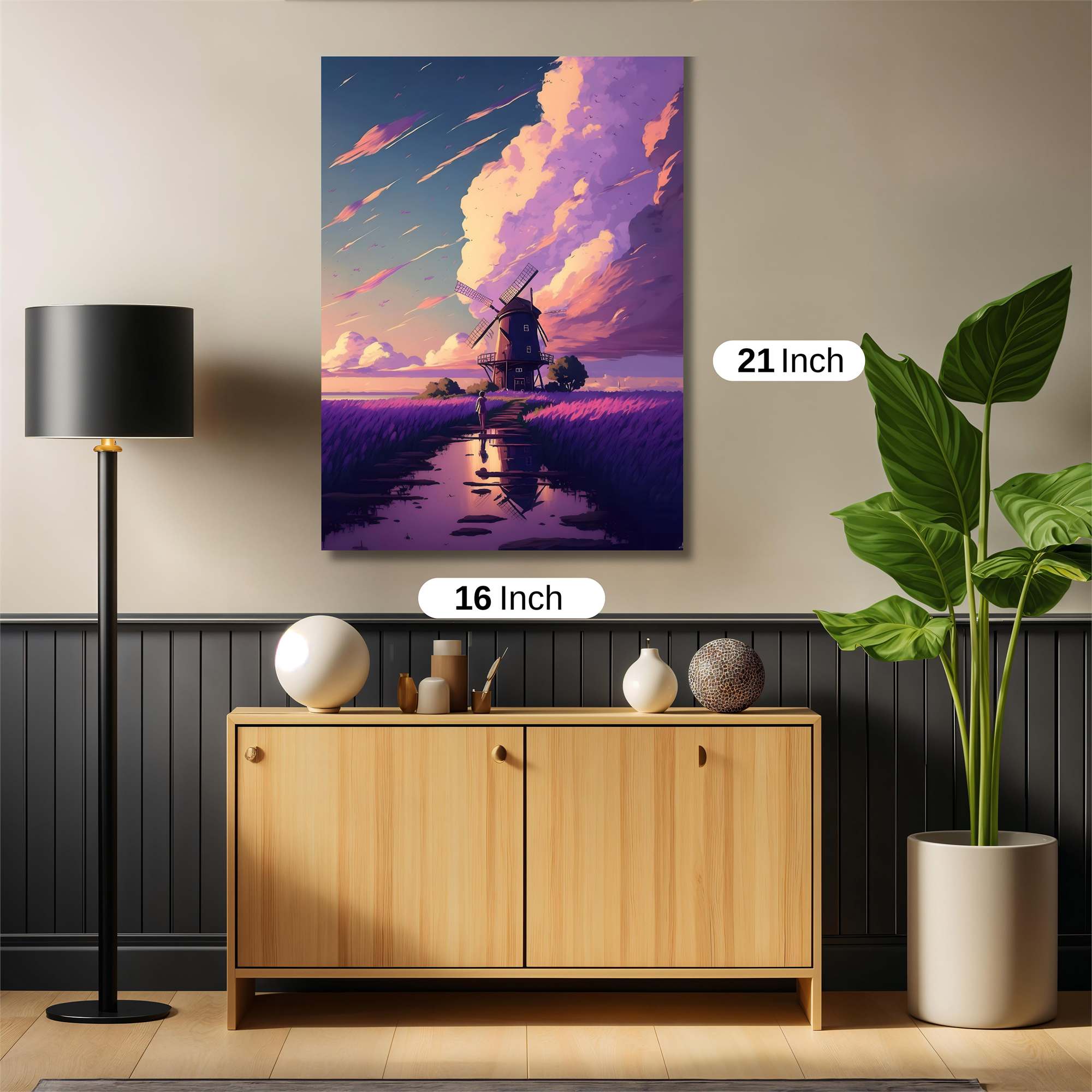 Windmill Whimsy Safe Wall Magnetic / M