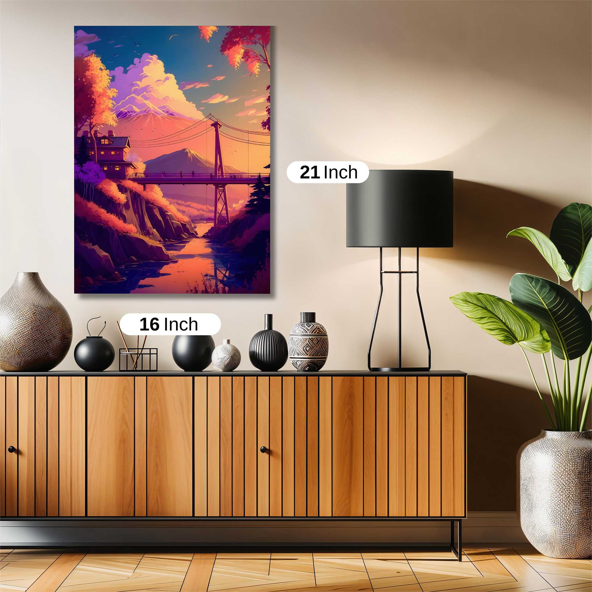 Mountain Serenity Safe Wall Magnetic / M