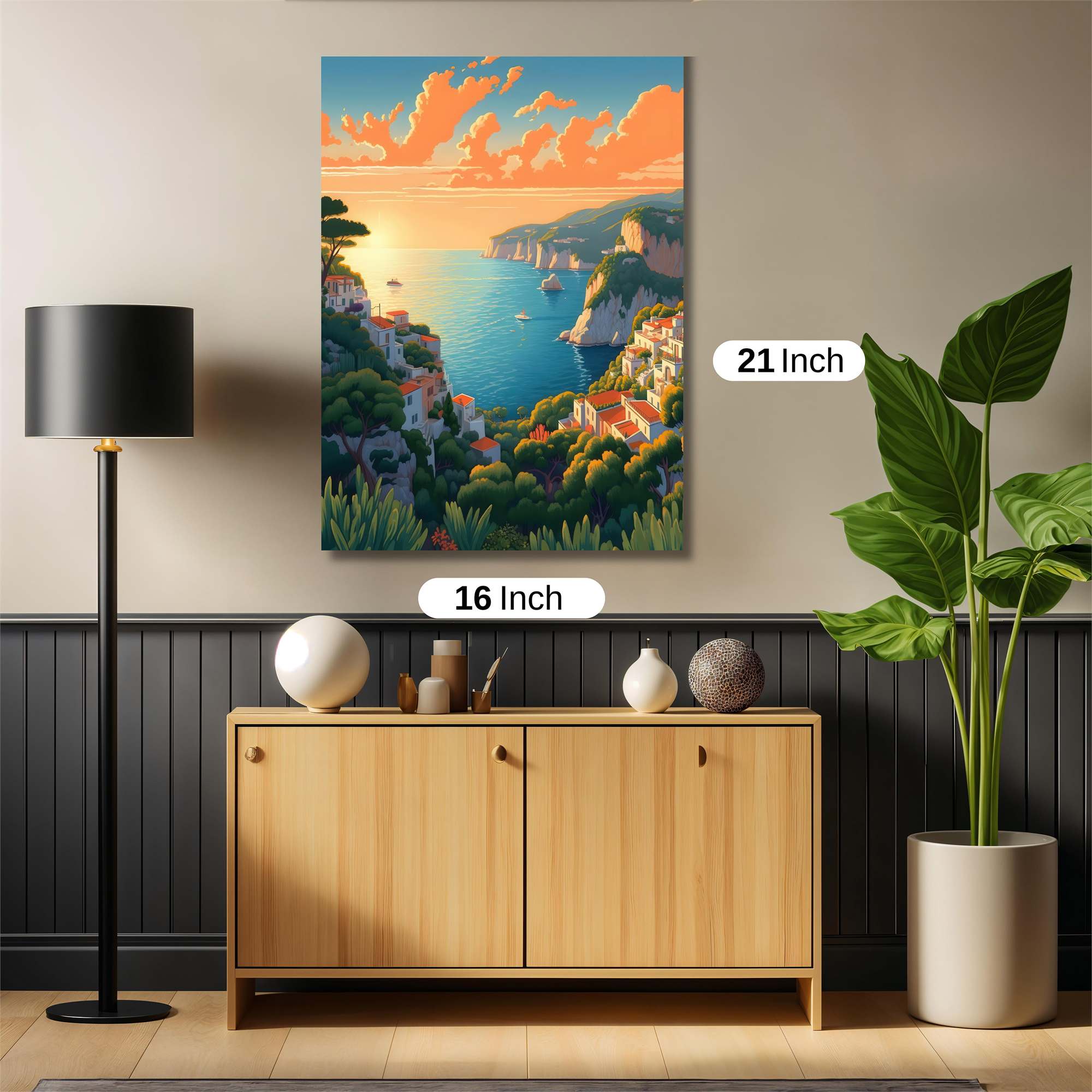 Amalfi Serenity Safe Wall Magnetic / M