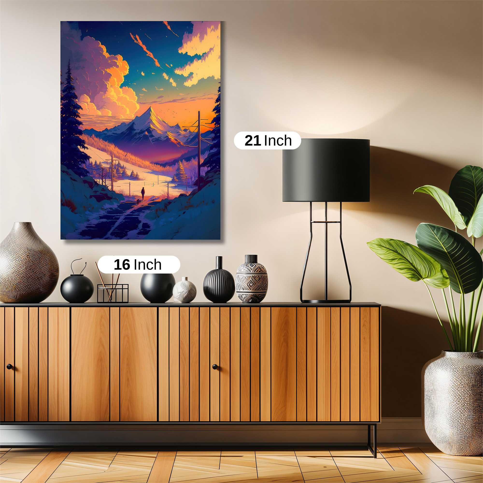 Mountain Serenity Safe Wall Magnetic / M