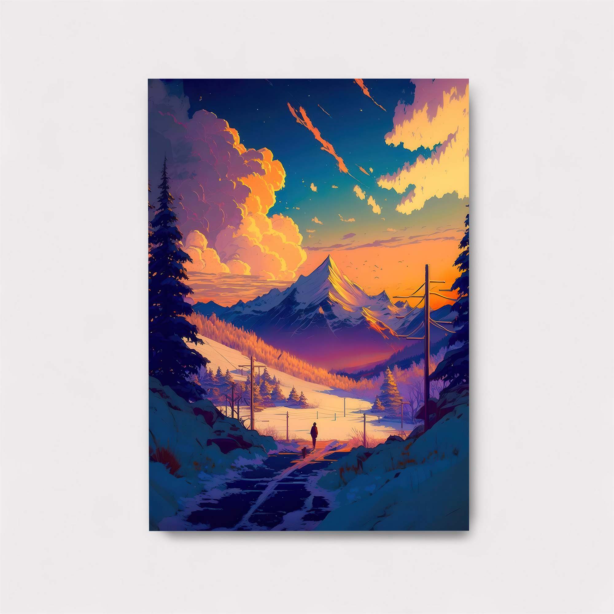 Mountain Serenity Safe Wall Magnetic / M