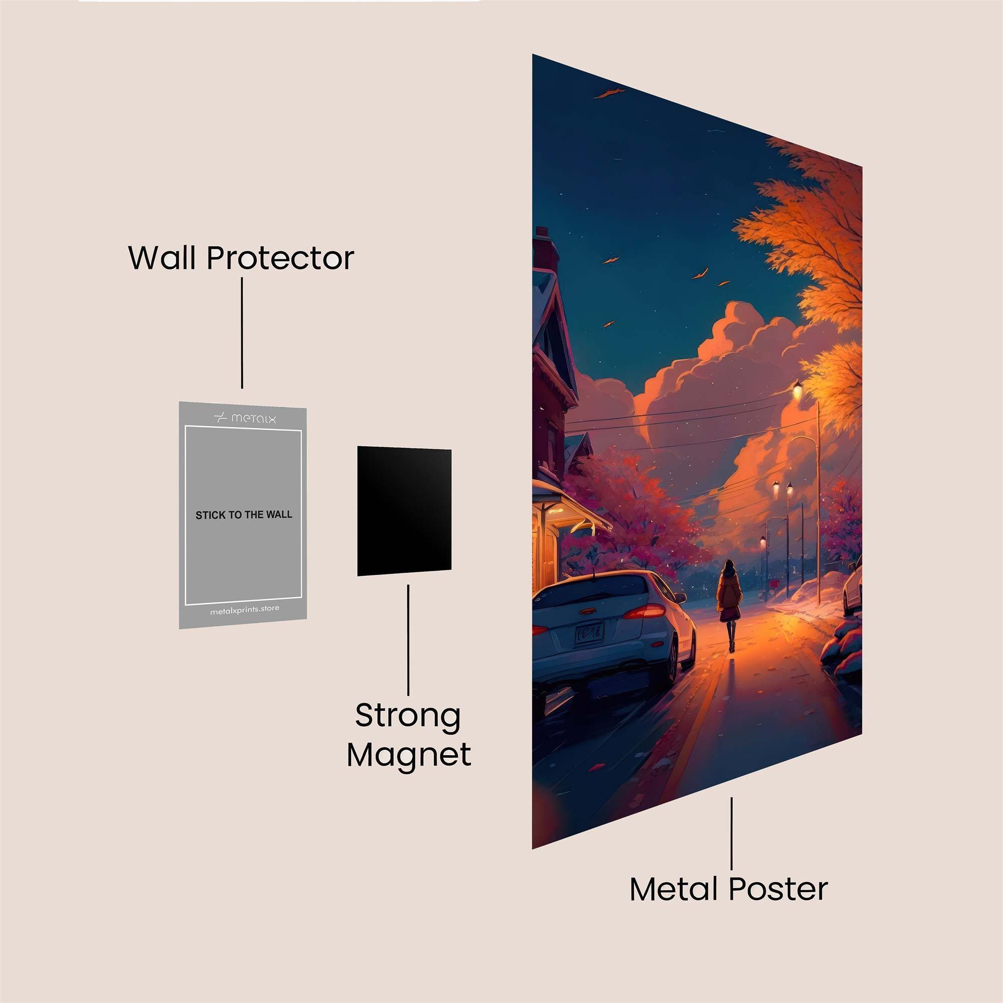 Twilight Tranquil Safe Wall Magnetic / M