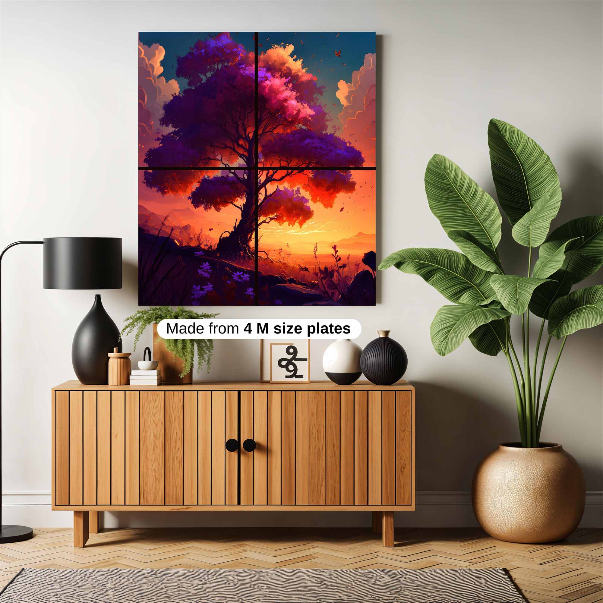 Sunset Serenity Safe Wall Magnetic / M