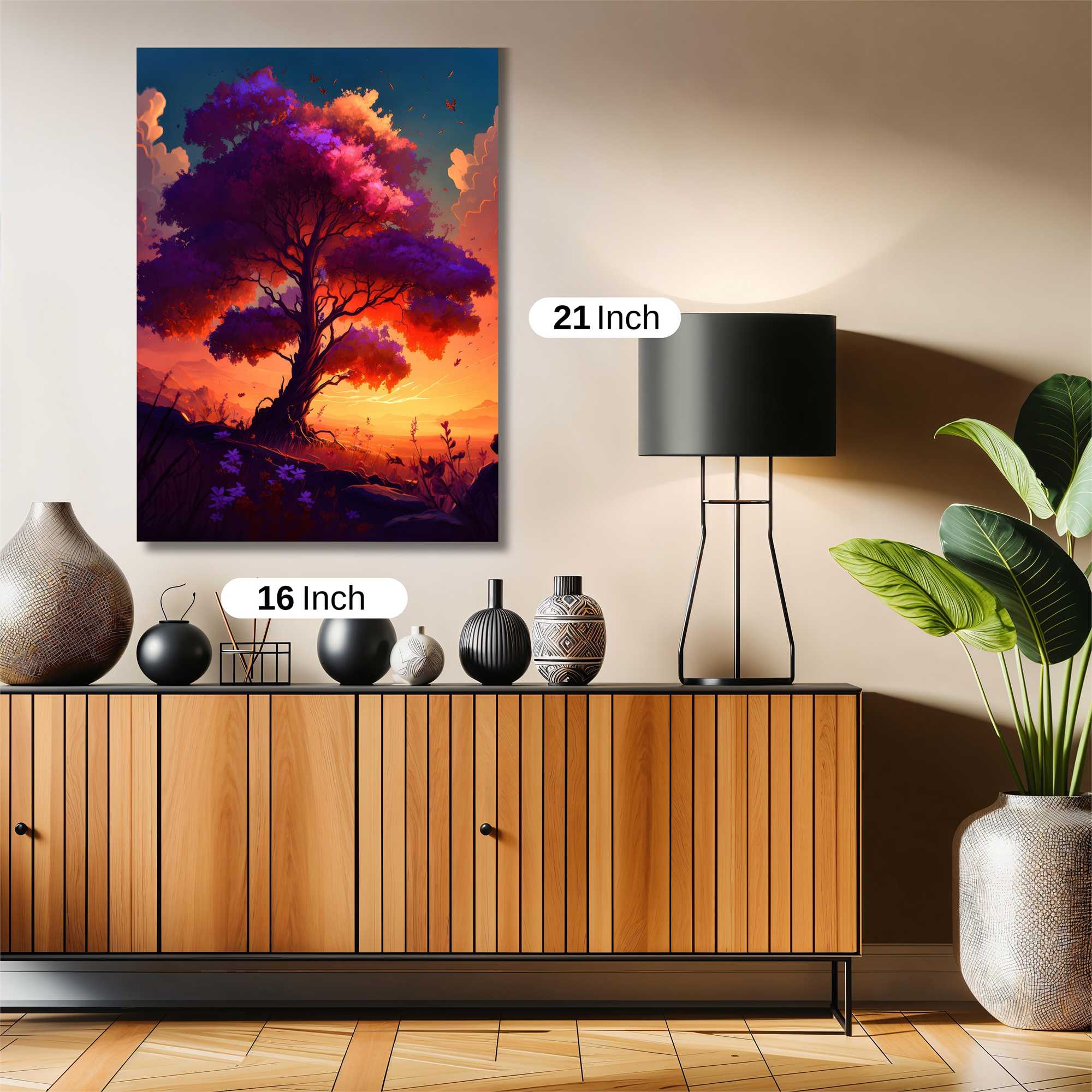 Sunset Serenity Safe Wall Magnetic / M