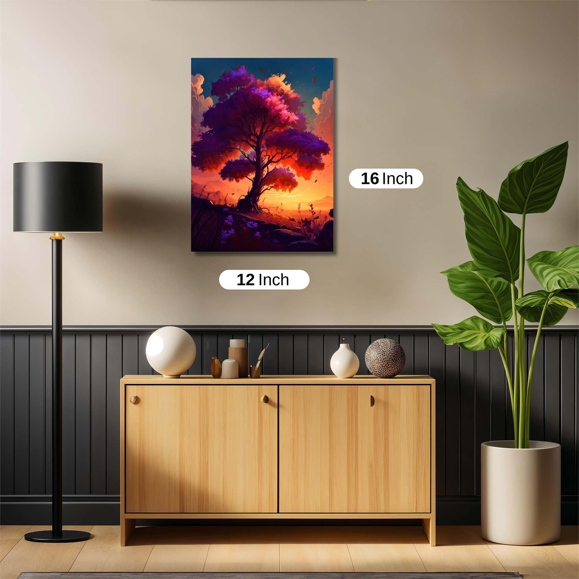 Sunset Serenity Safe Wall Magnetic / M