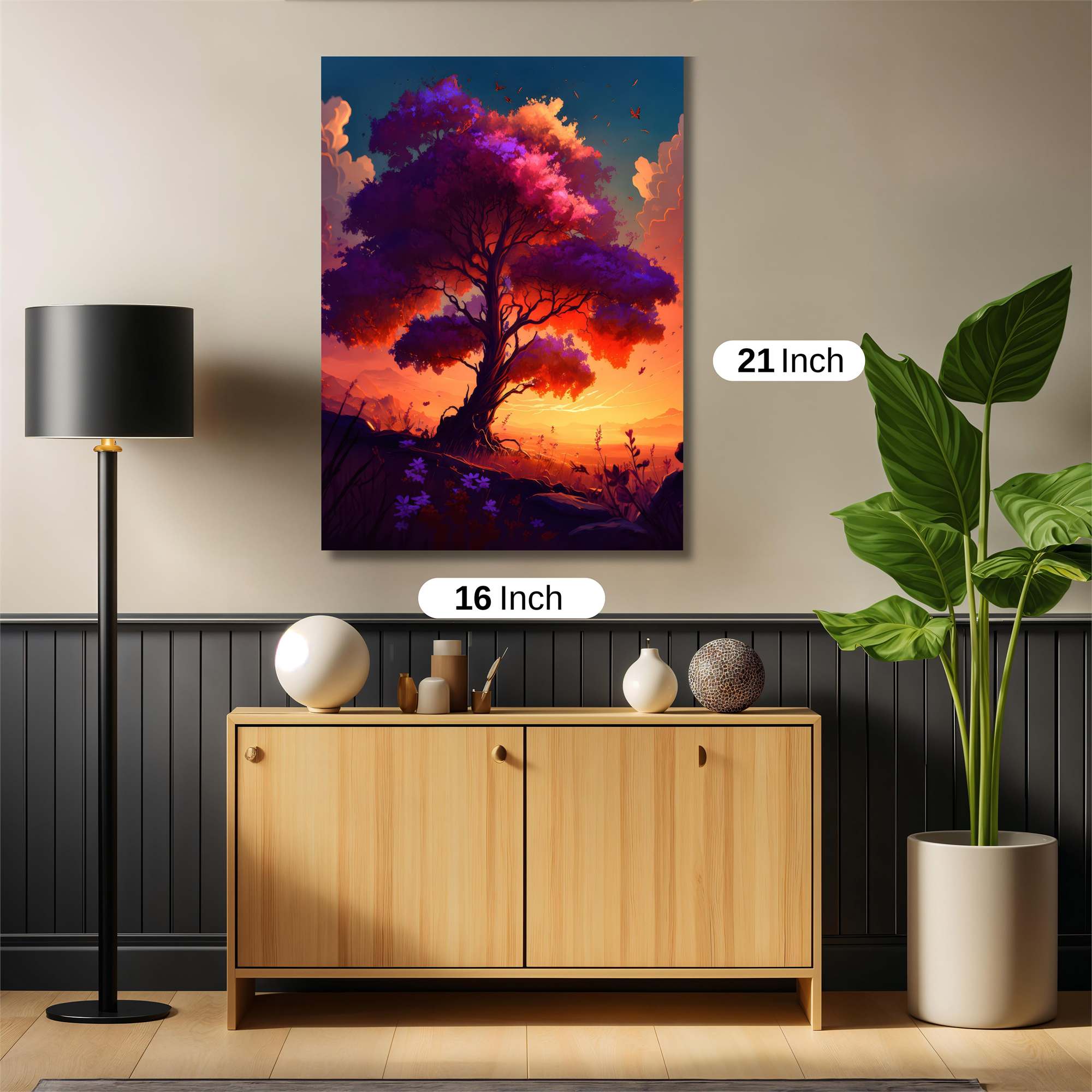 Sunset Serenity Safe Wall Magnetic / M
