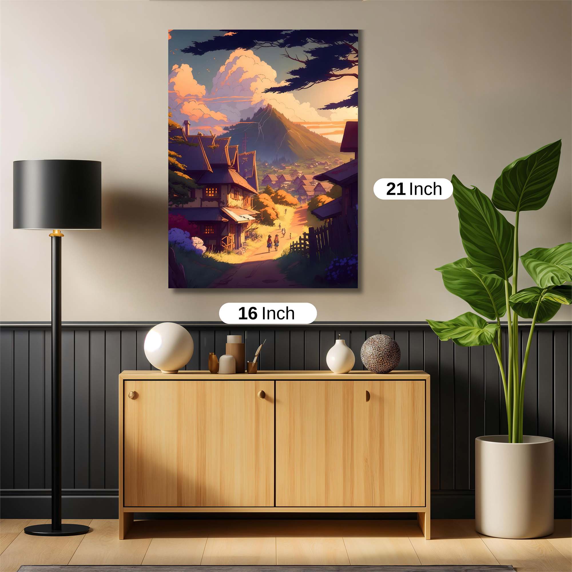 Mountain Serenity Safe Wall Magnetic / M