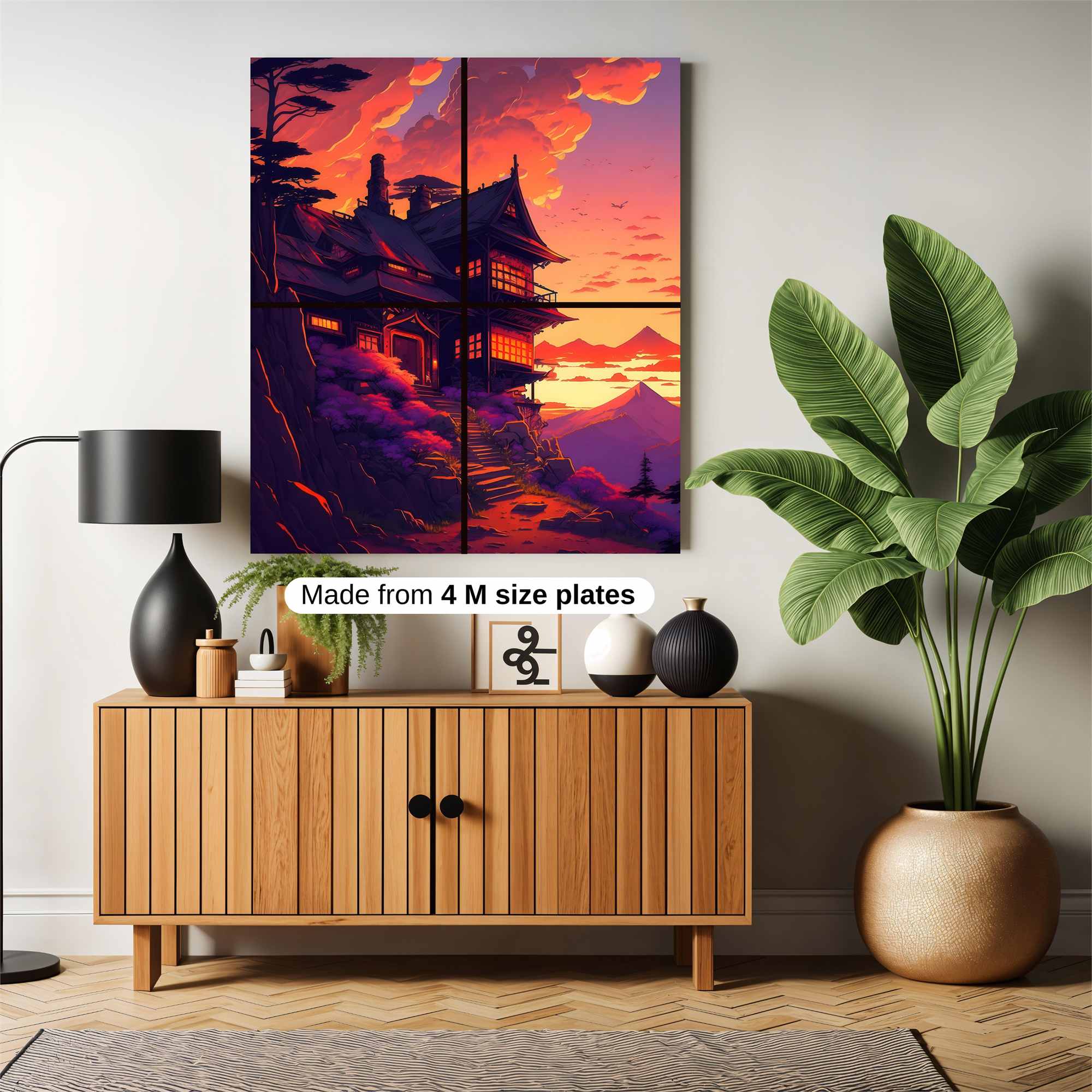 Mountain Serenity Safe Wall Magnetic / M