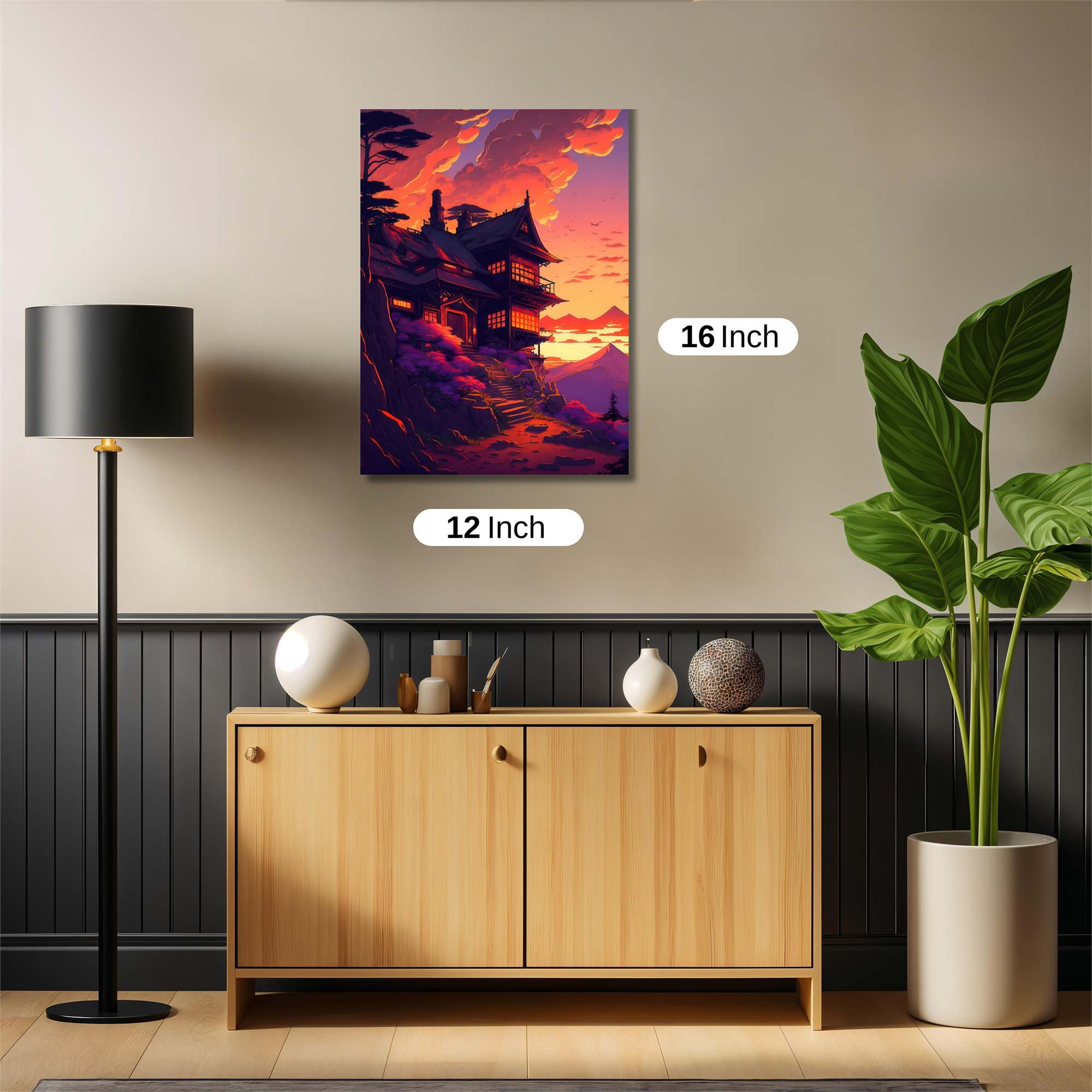 Mountain Serenity Safe Wall Magnetic / M