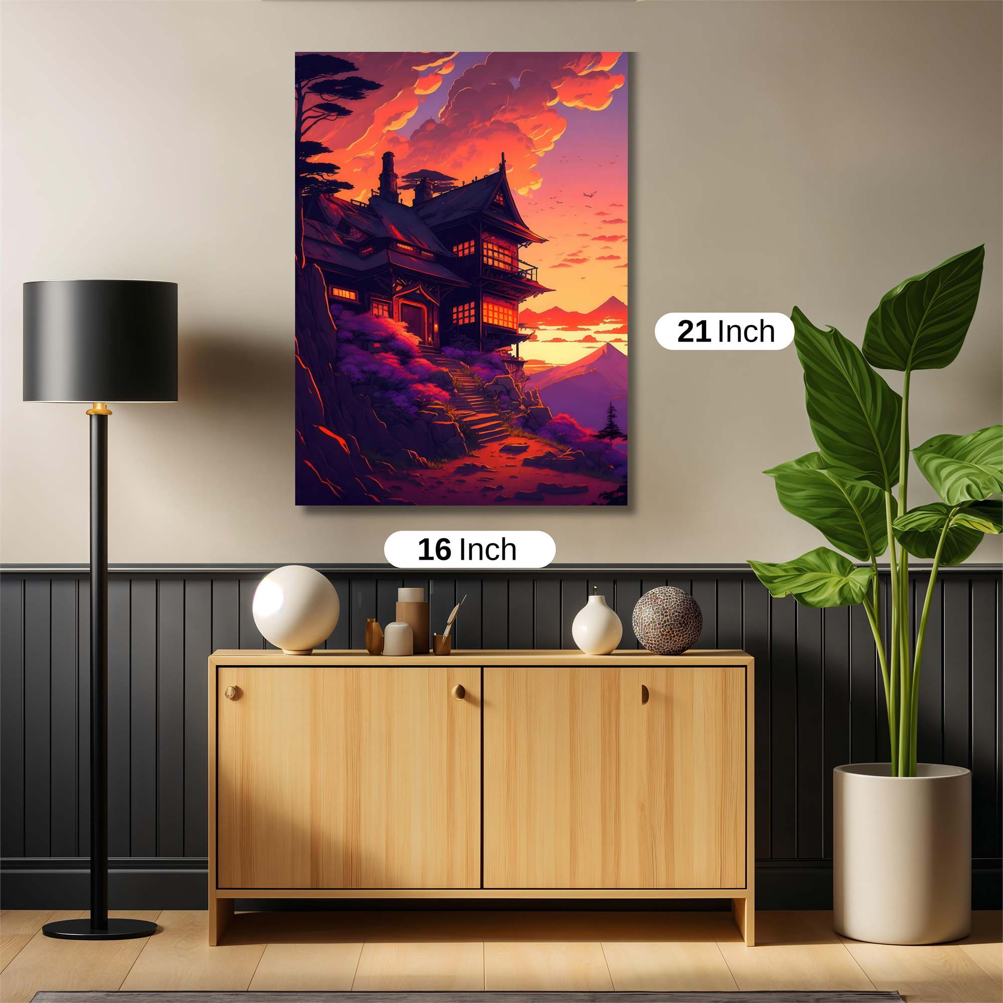 Mountain Serenity Safe Wall Magnetic / M