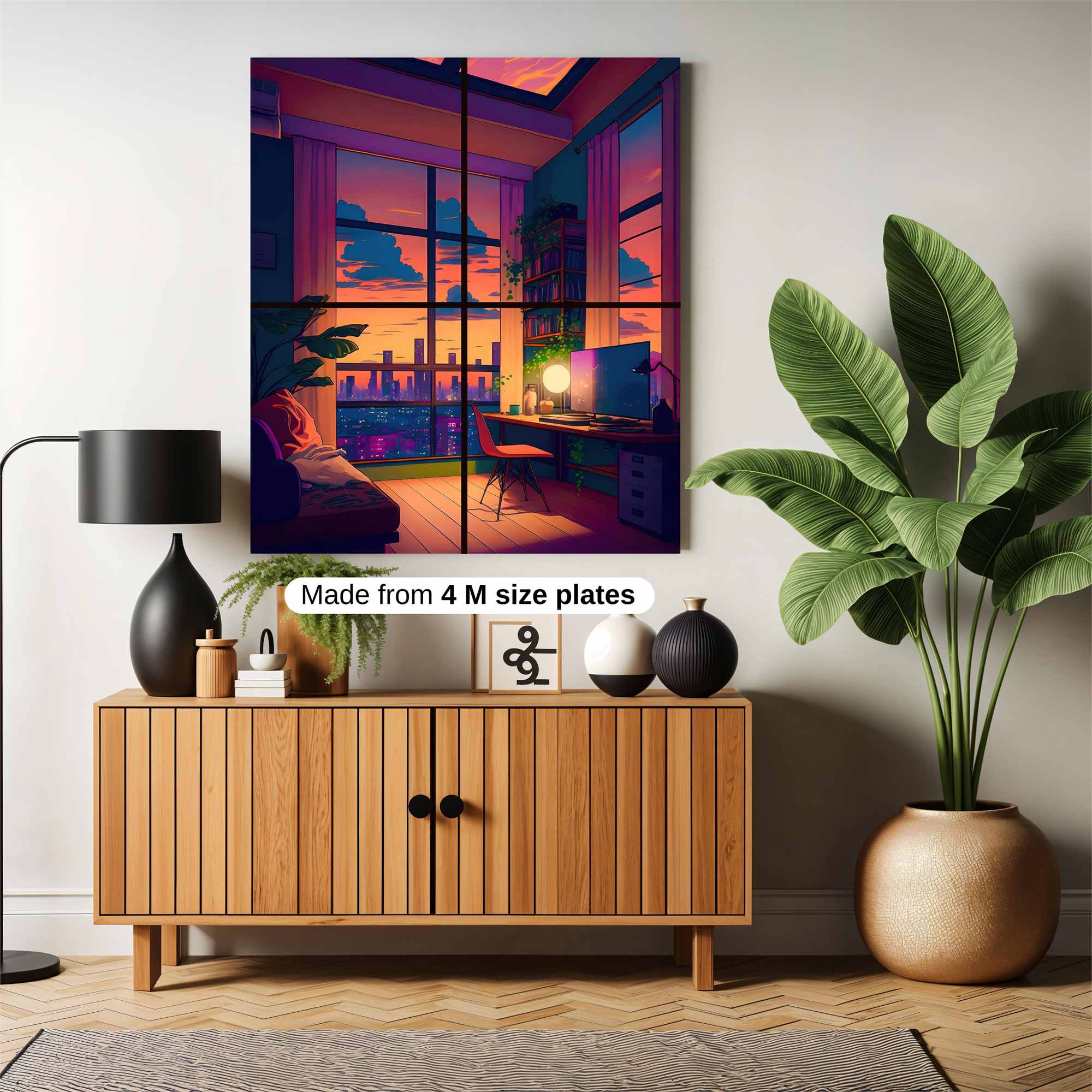 Sunset Serenity Safe Wall Magnetic / M