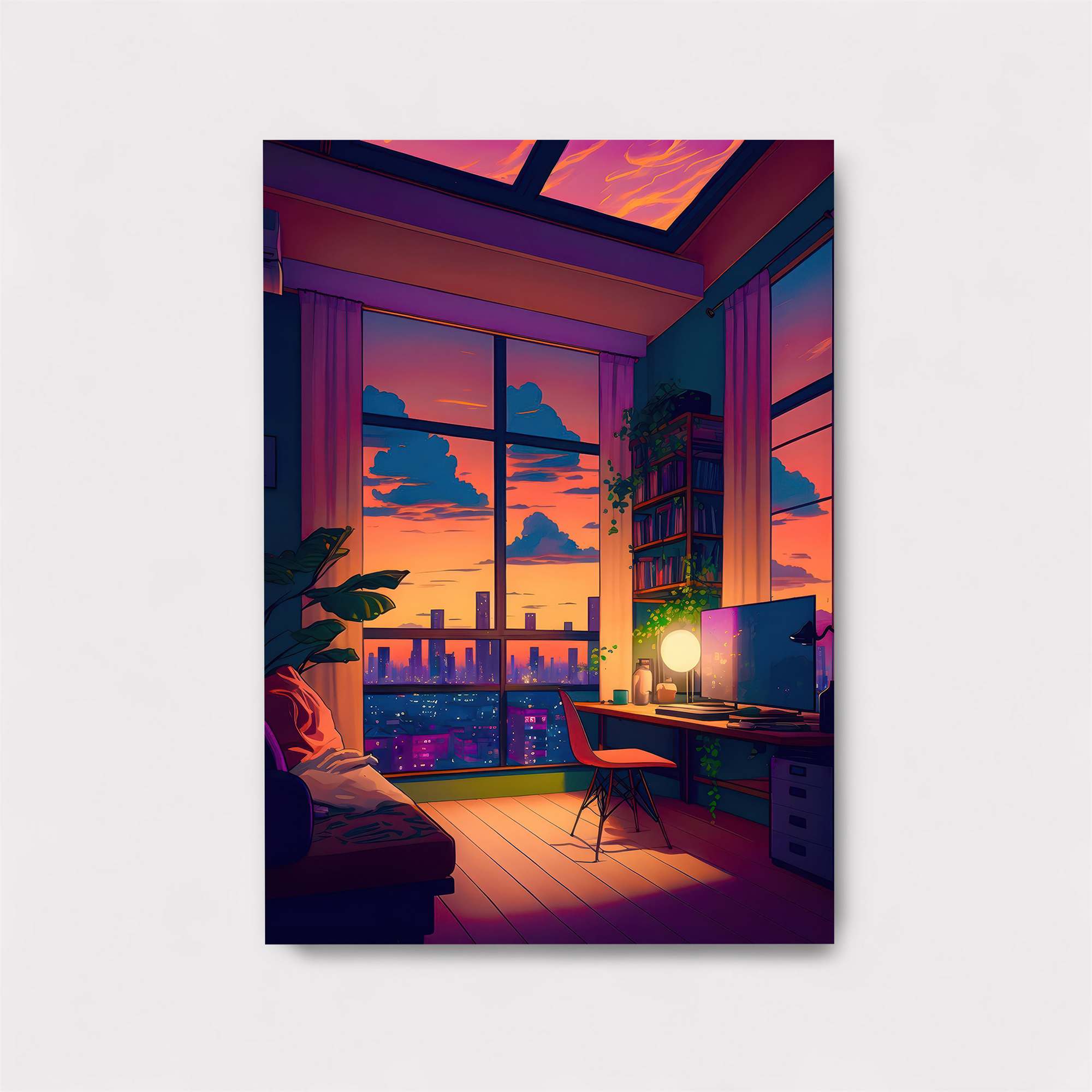 Sunset Serenity Safe Wall Magnetic / M