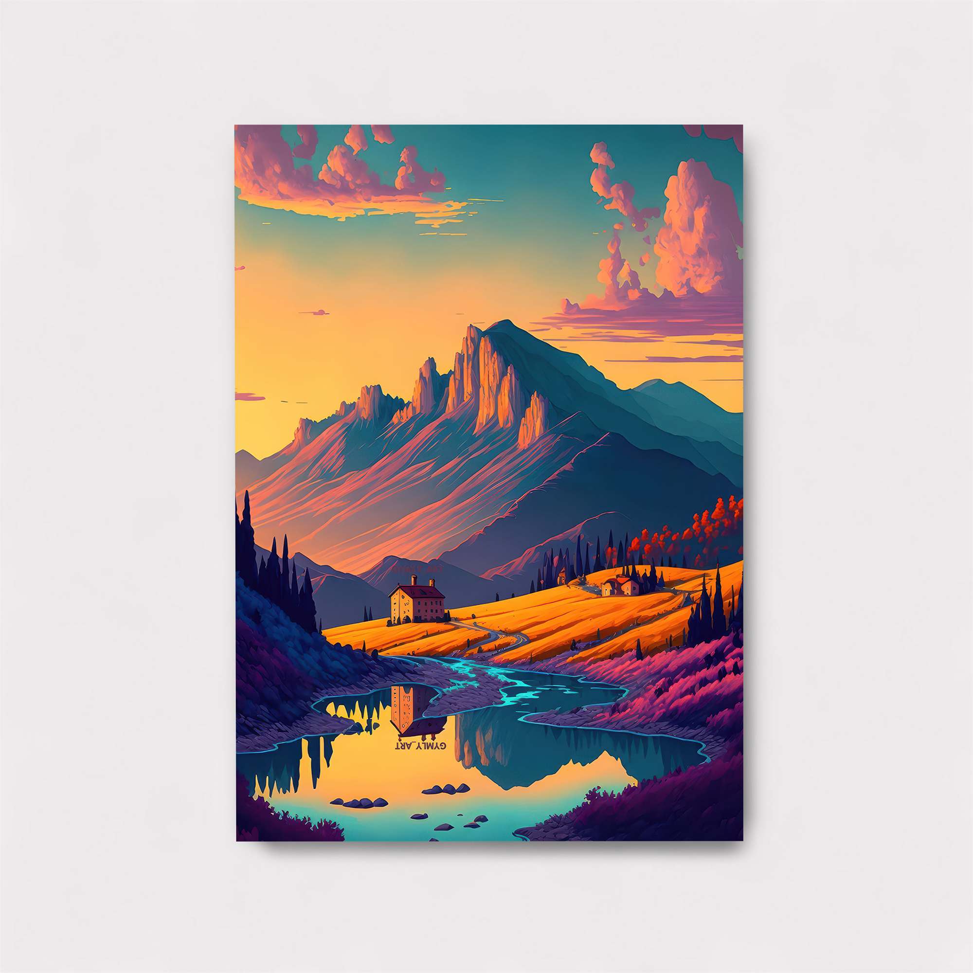 Mountain Serenity Safe Wall Magnetic / M