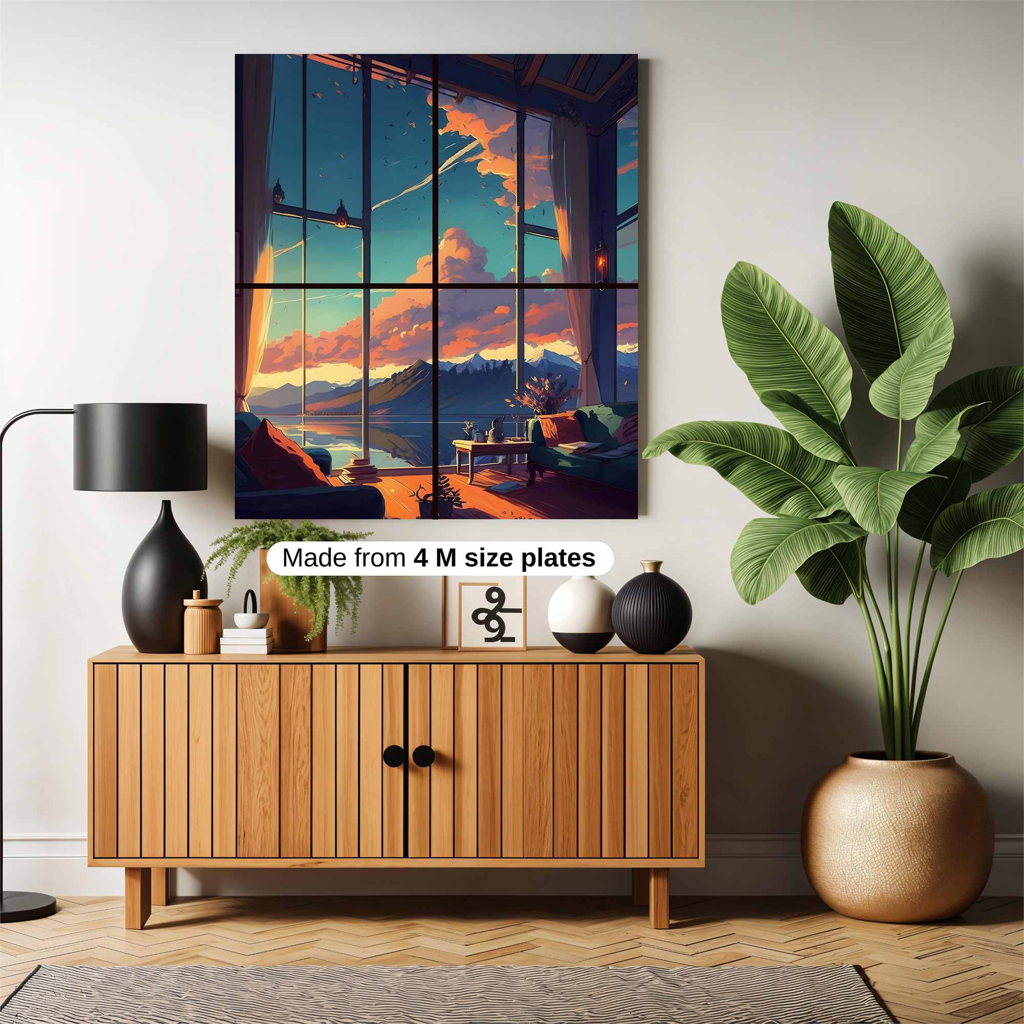 Mountain Serenity Safe Wall Magnetic / M