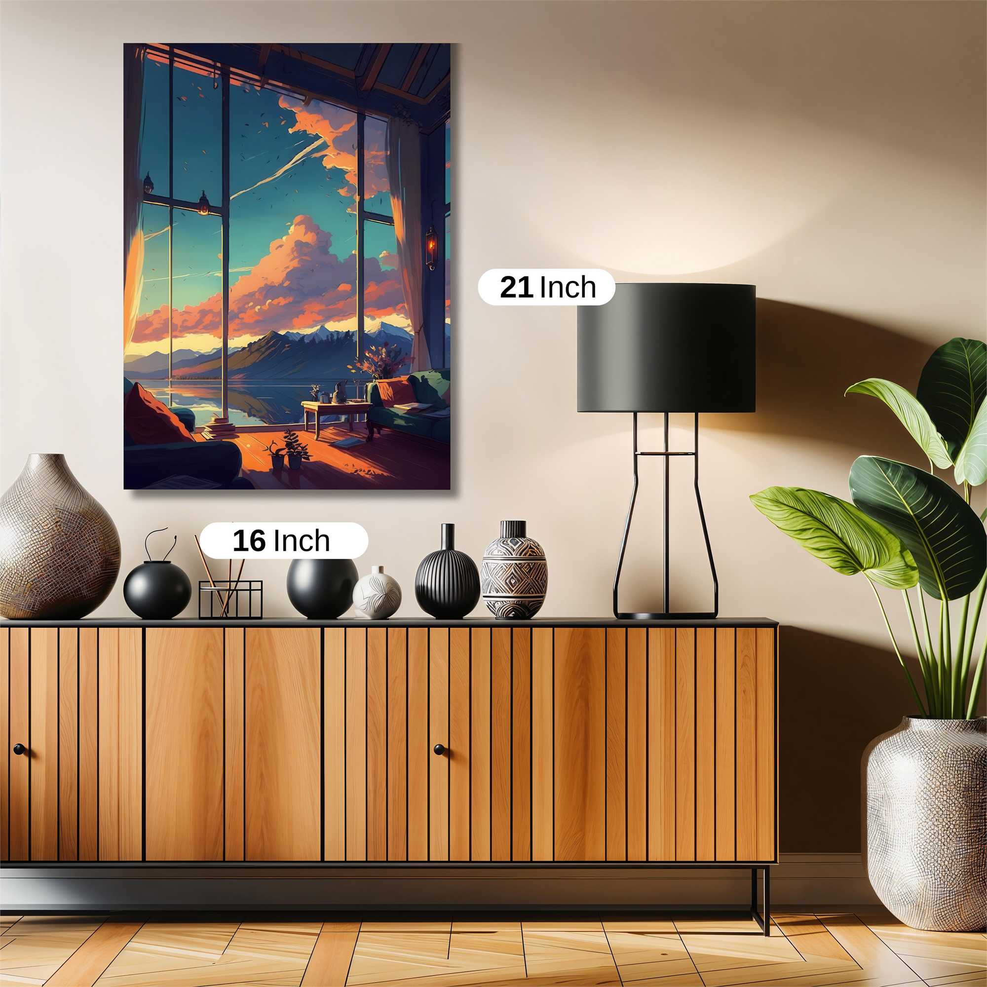 Mountain Serenity Safe Wall Magnetic / M