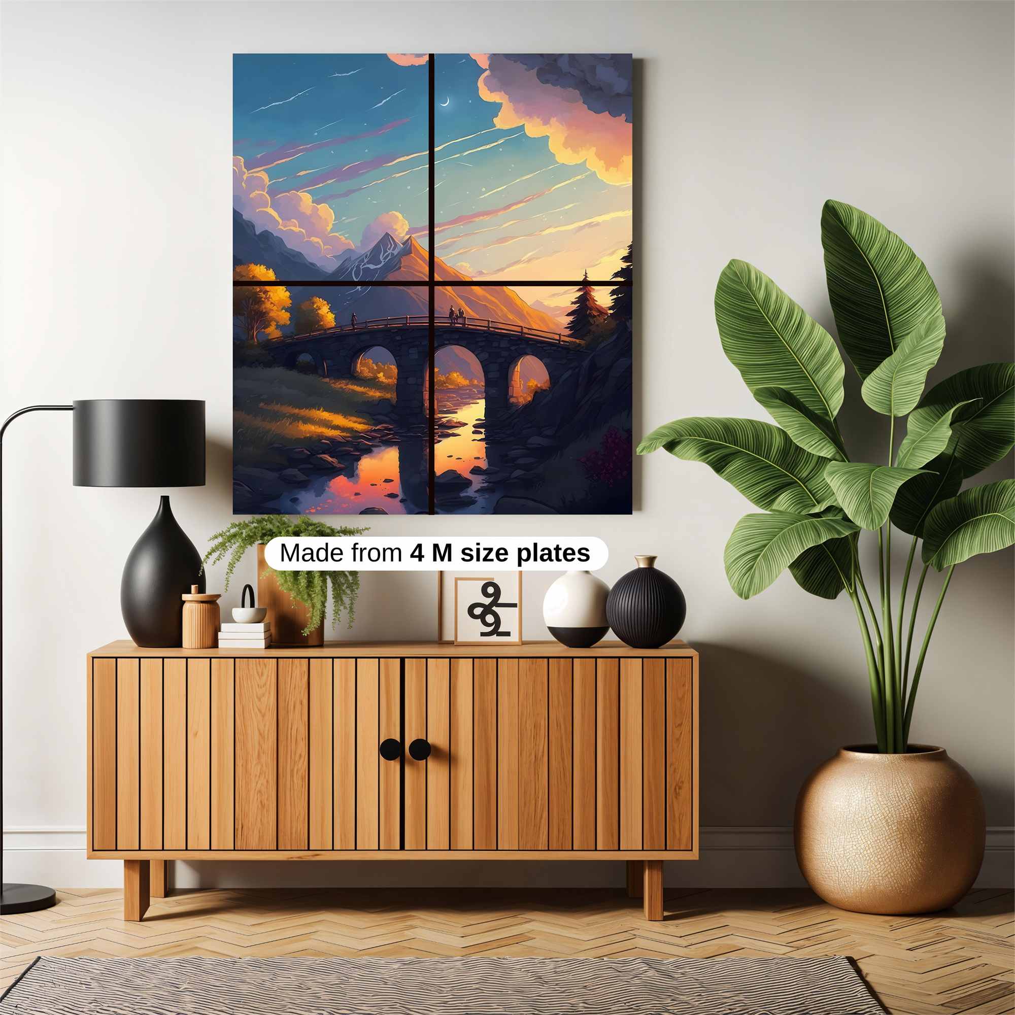 Sunset Serenity Safe Wall Magnetic / M