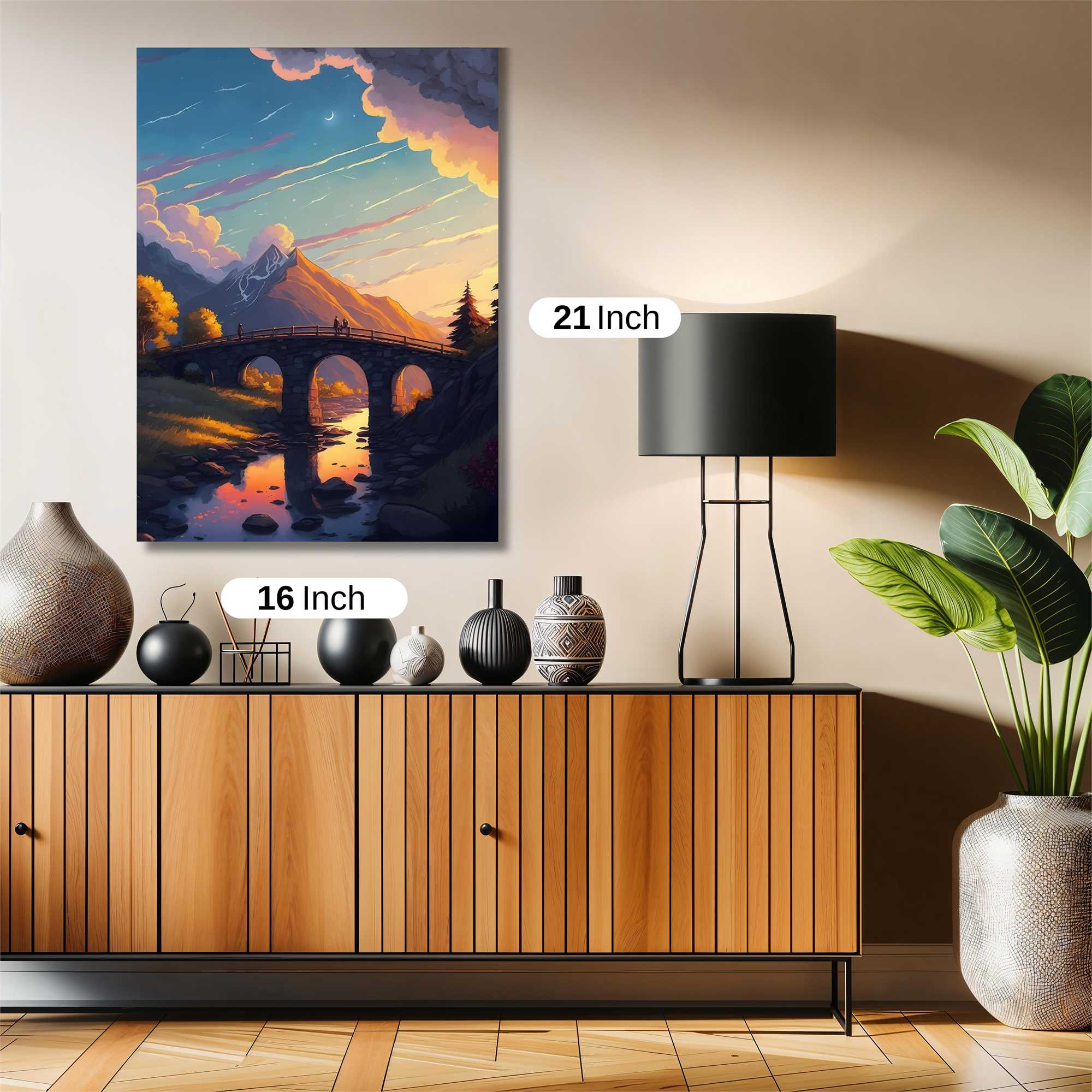 Sunset Serenity Safe Wall Magnetic / M