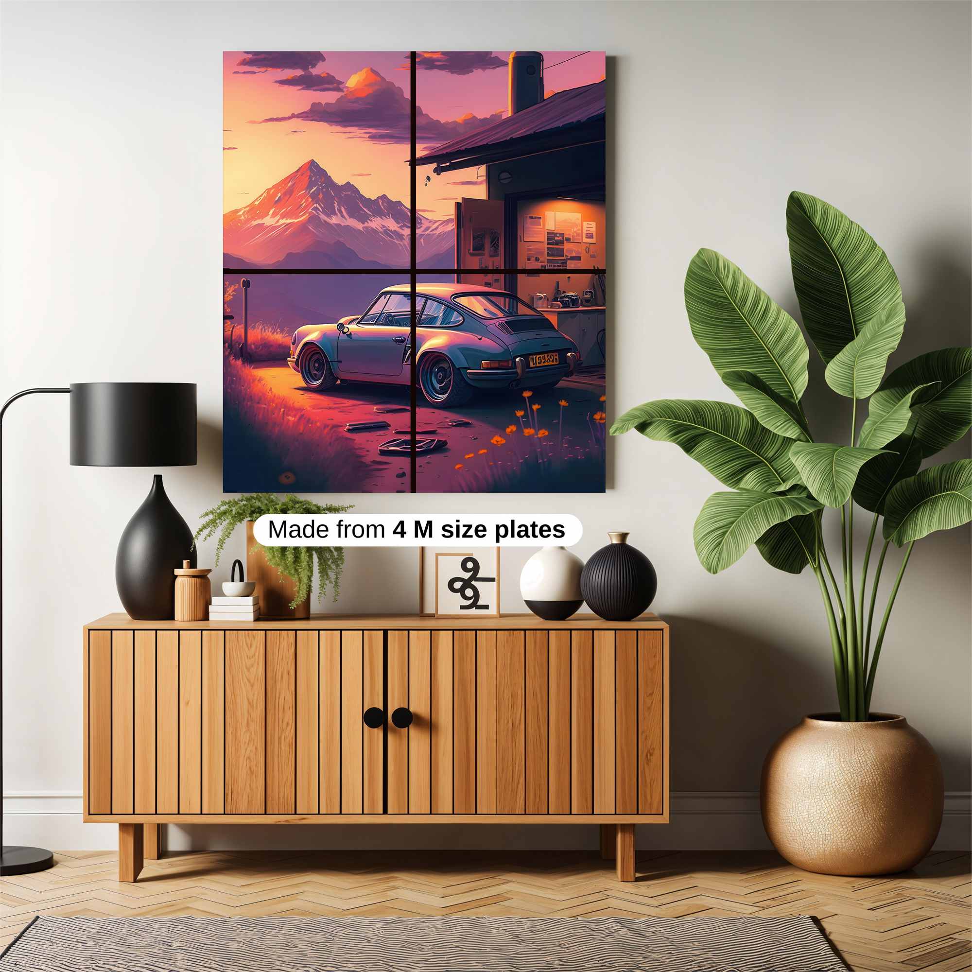 Mountain Serenity Safe Wall Magnetic / M