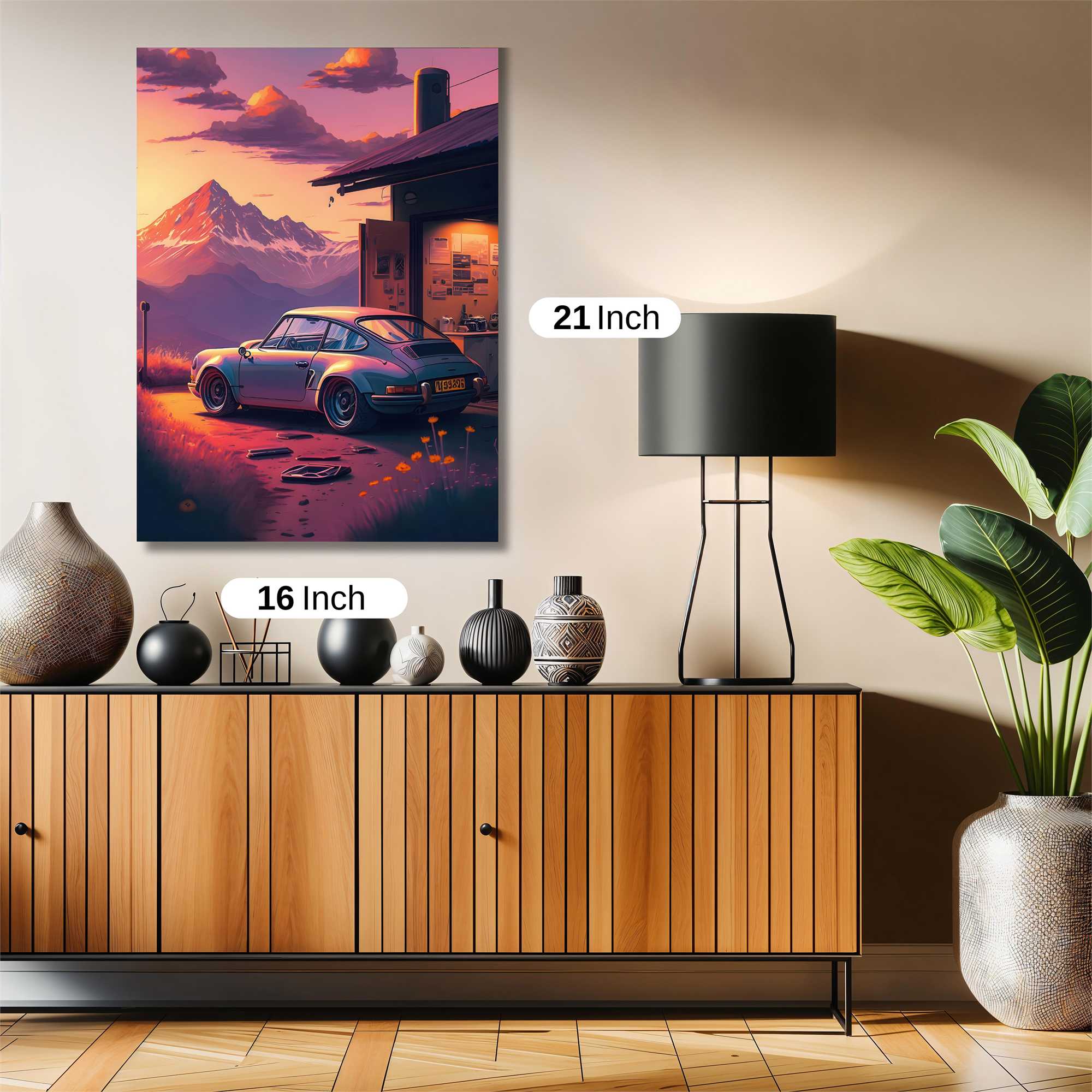 Mountain Serenity Safe Wall Magnetic / M