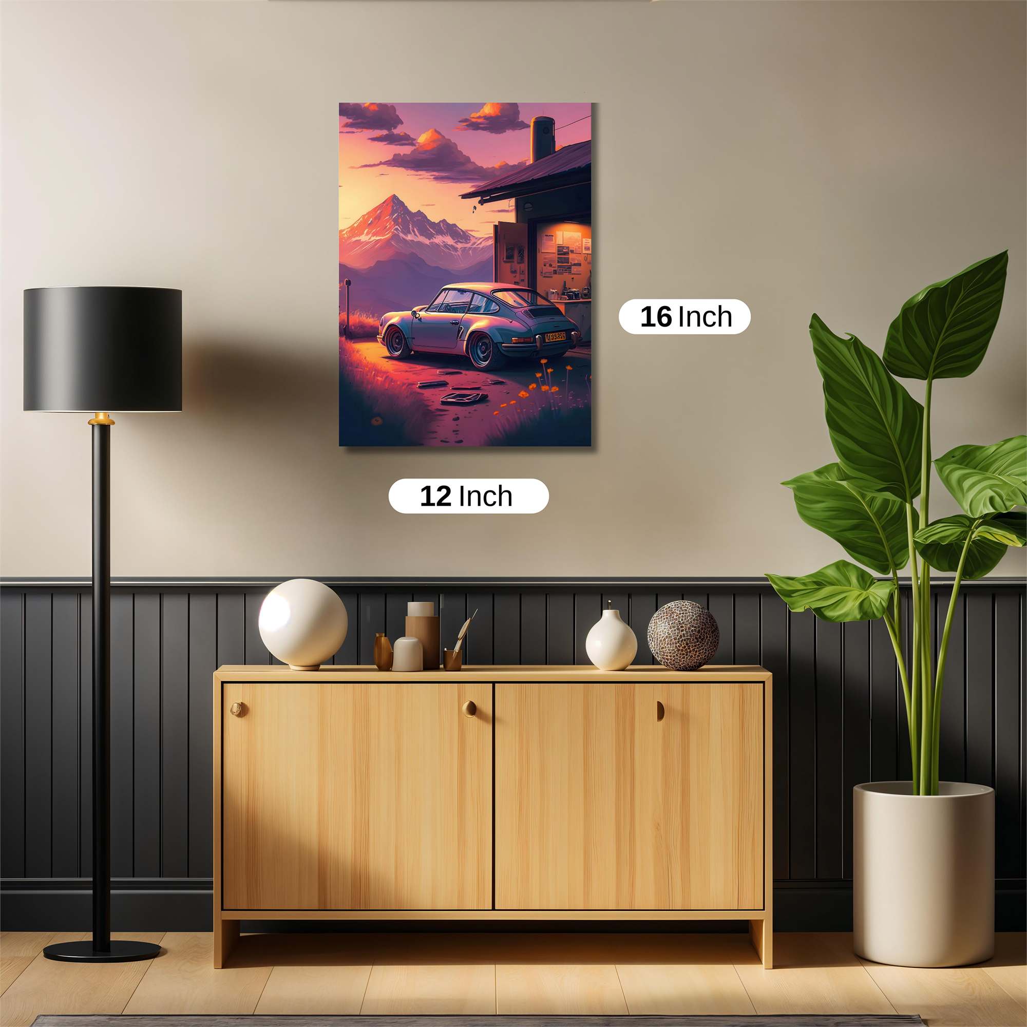 Mountain Serenity Safe Wall Magnetic / M