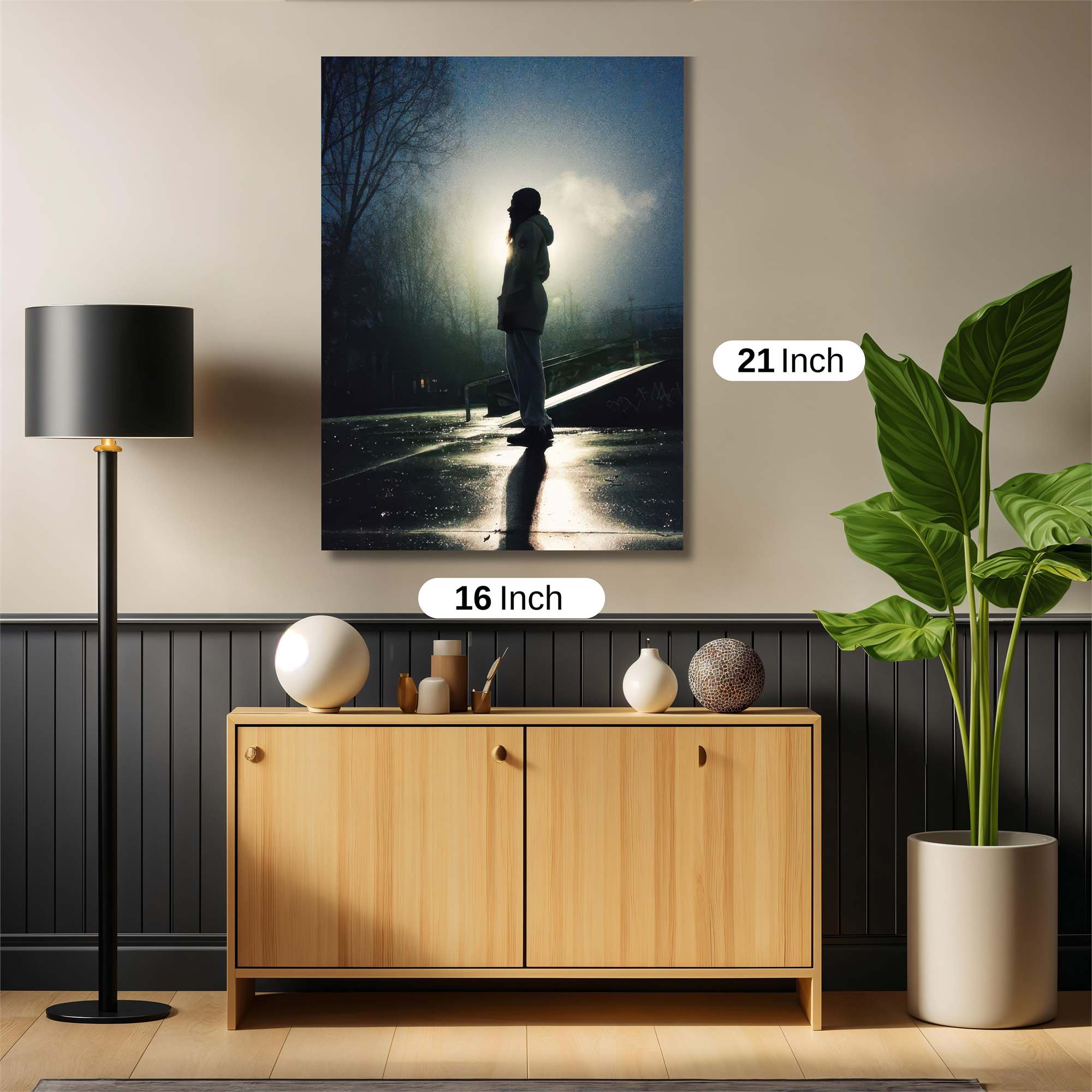 Night Solitude Safe Wall Magnetic / M