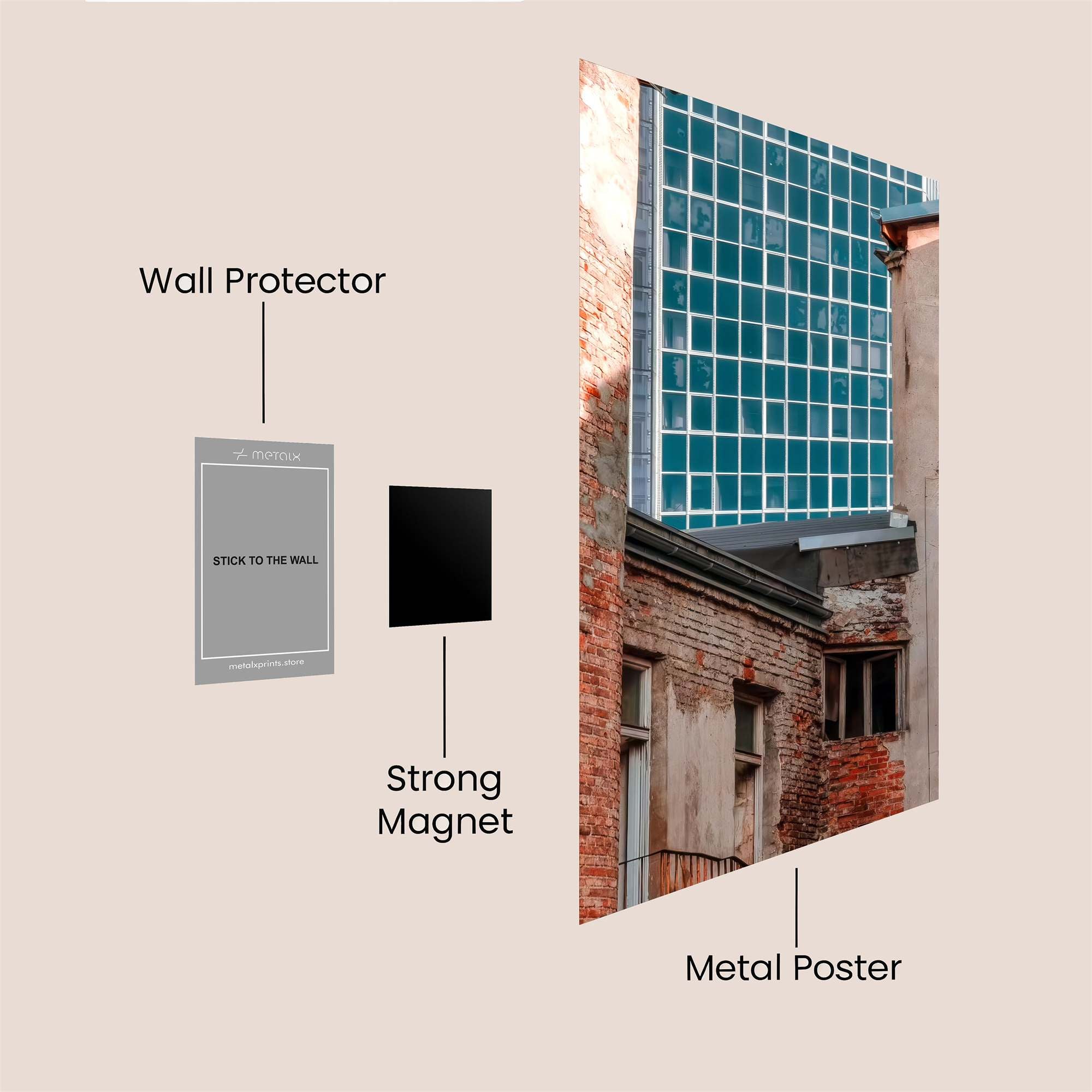 Urban Contrast Safe Wall Magnetic / M