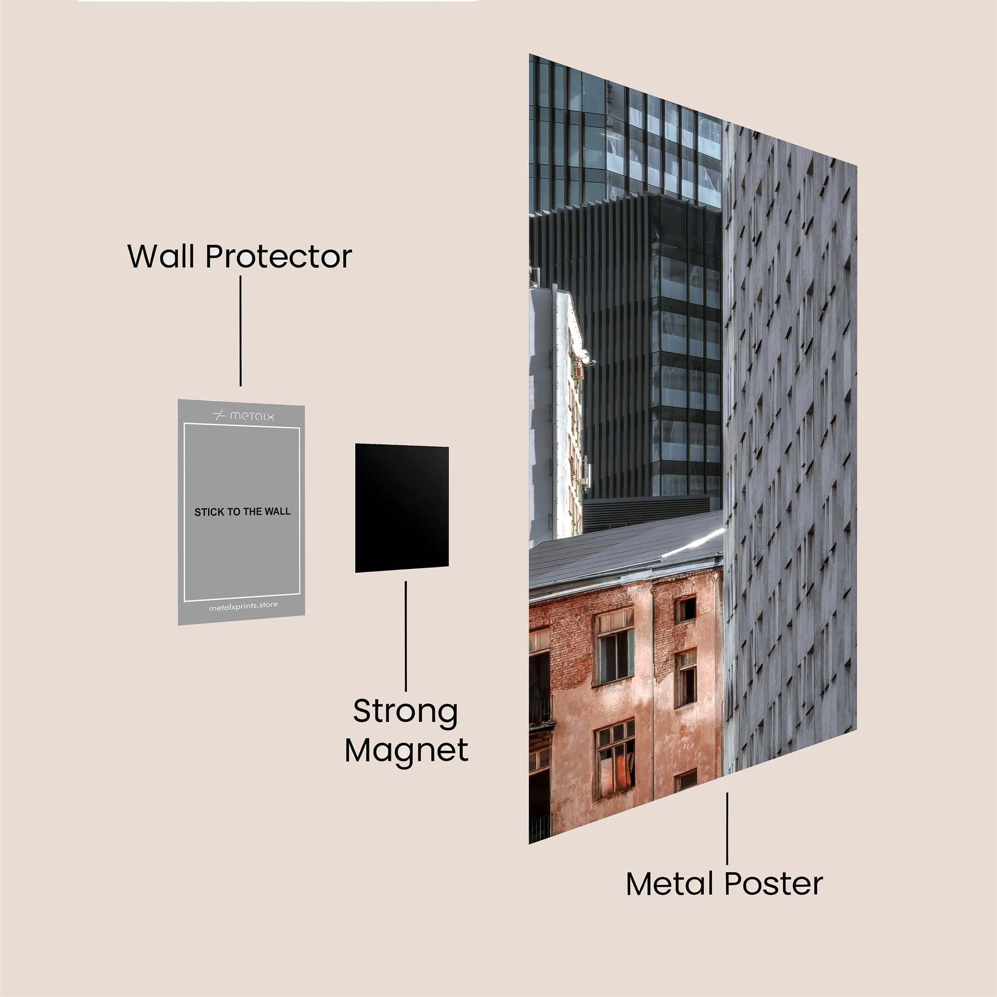 Urban Contrast Safe Wall Magnetic / M