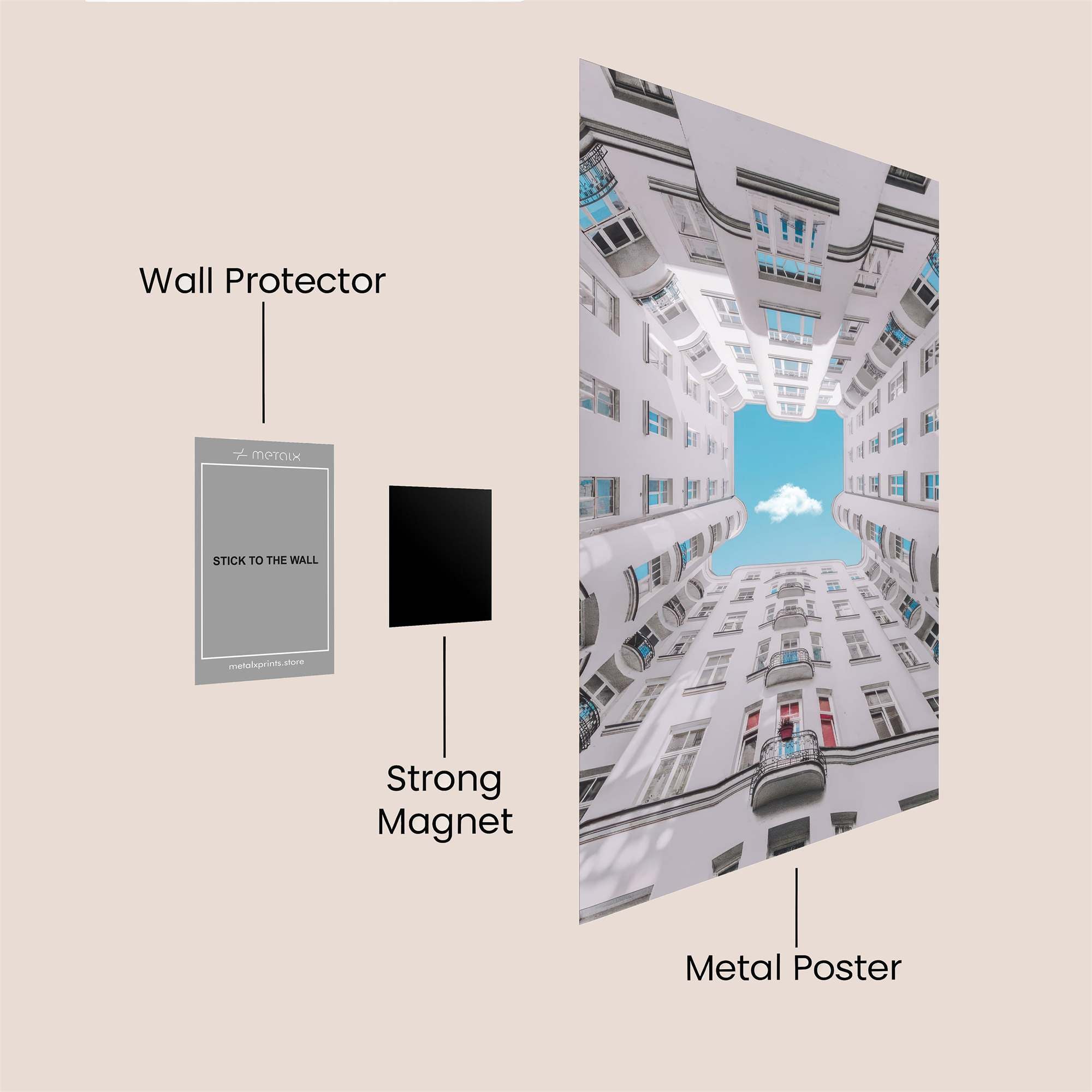 Shadows Whisper Safe Wall Magnetic / M
