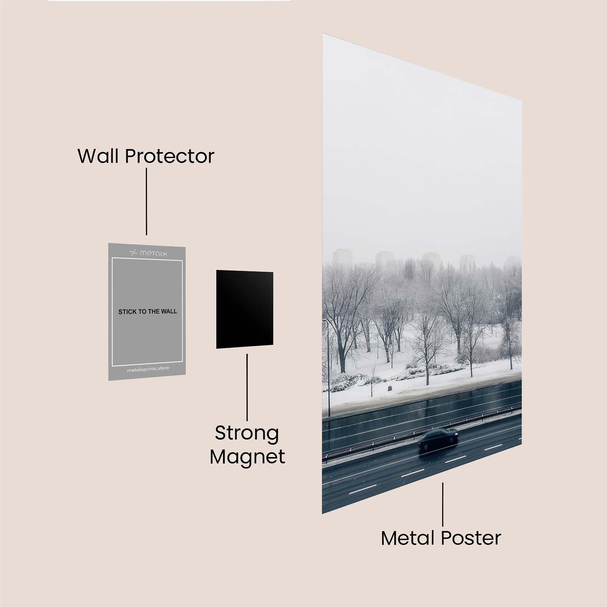 Winter Solitude Safe Wall Magnetic / M