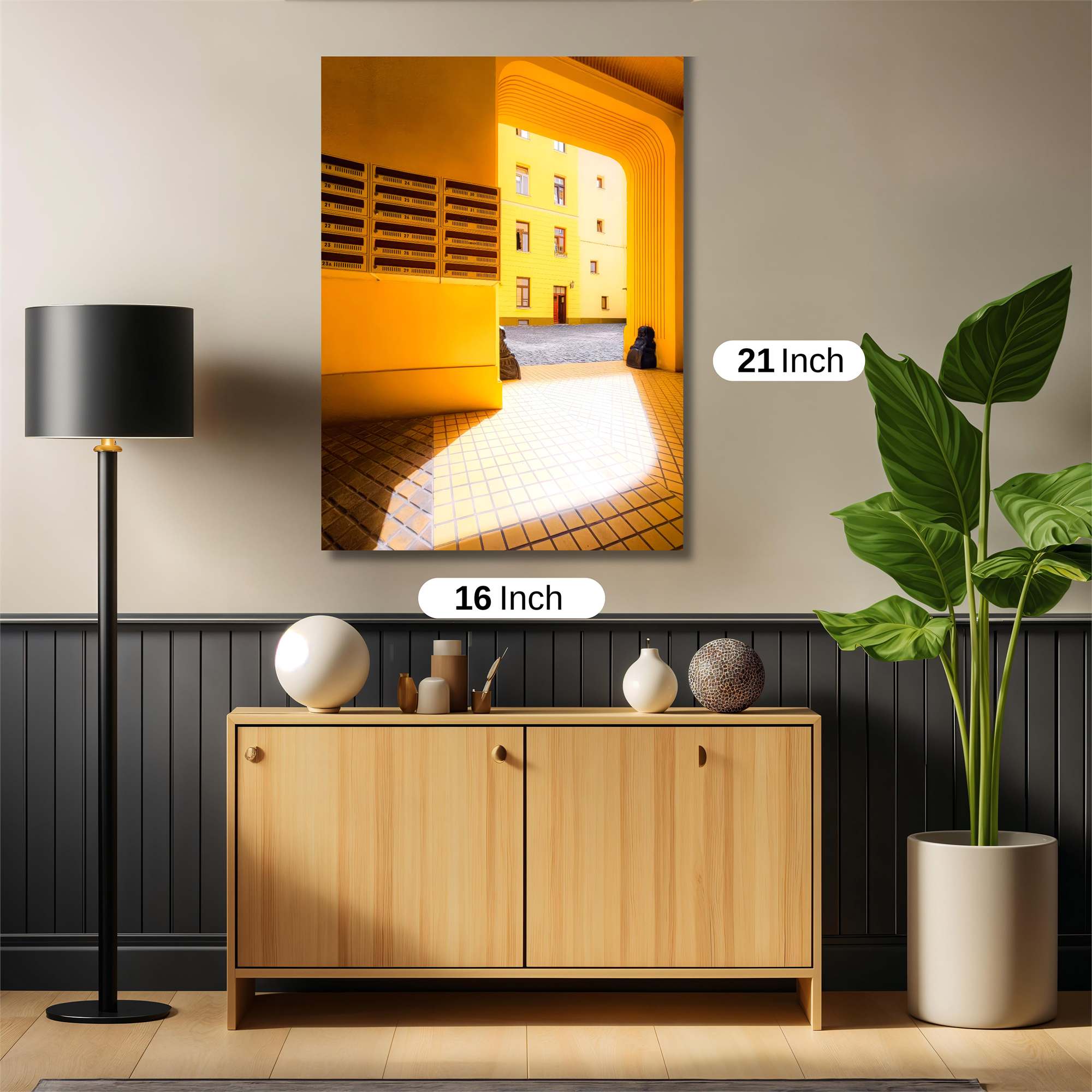 Sunlit Serenity Safe Wall Magnetic / M