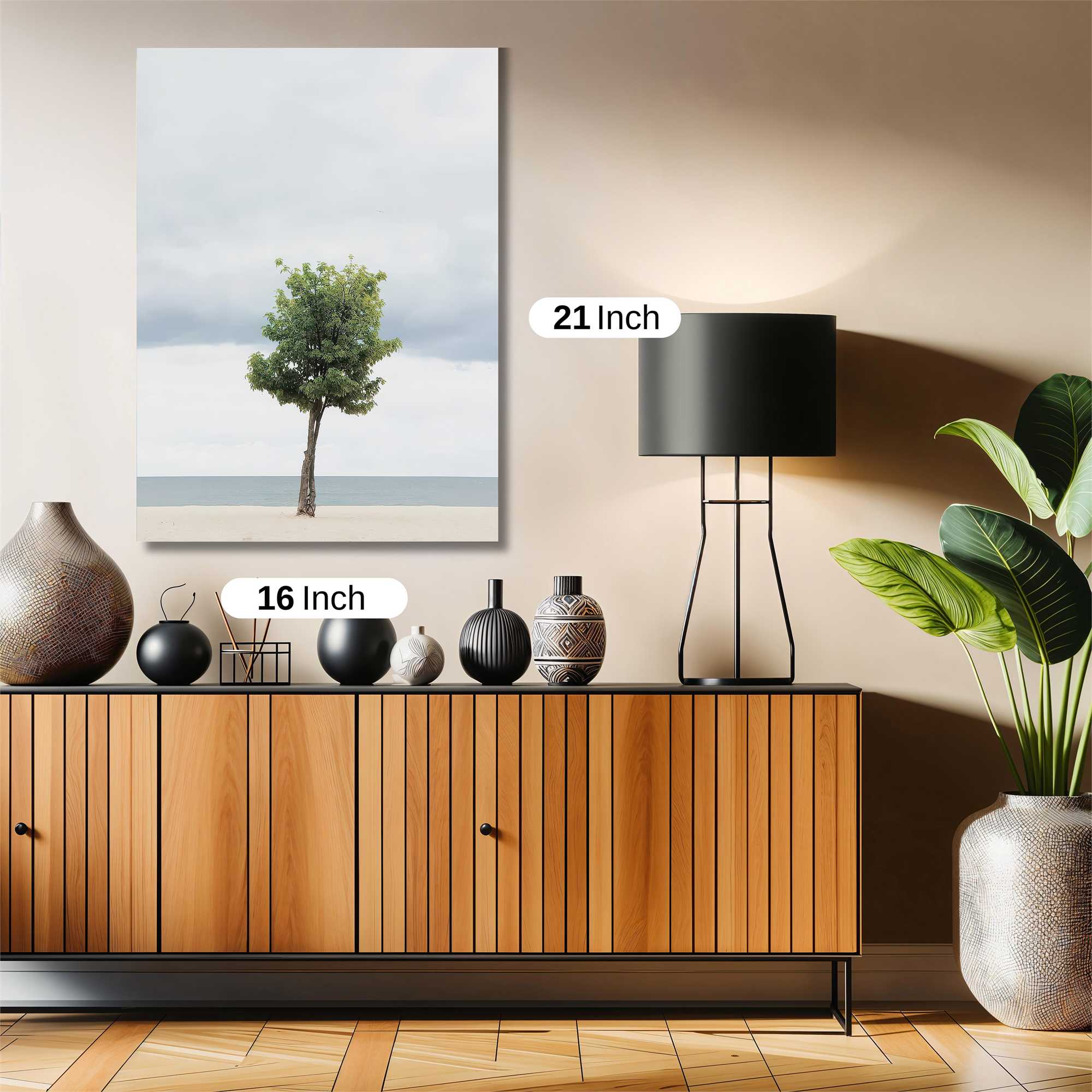 Lone Tranquil Safe Wall Magnetic / M