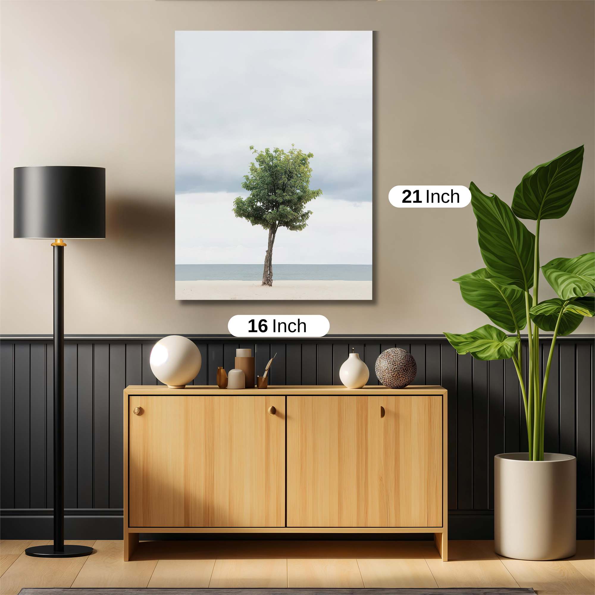 Lone Tranquil Safe Wall Magnetic / M