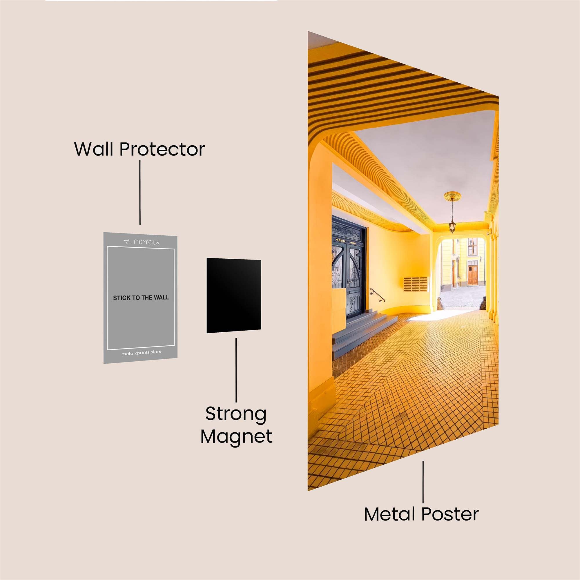 Passage Serenity Safe Wall Magnetic / M