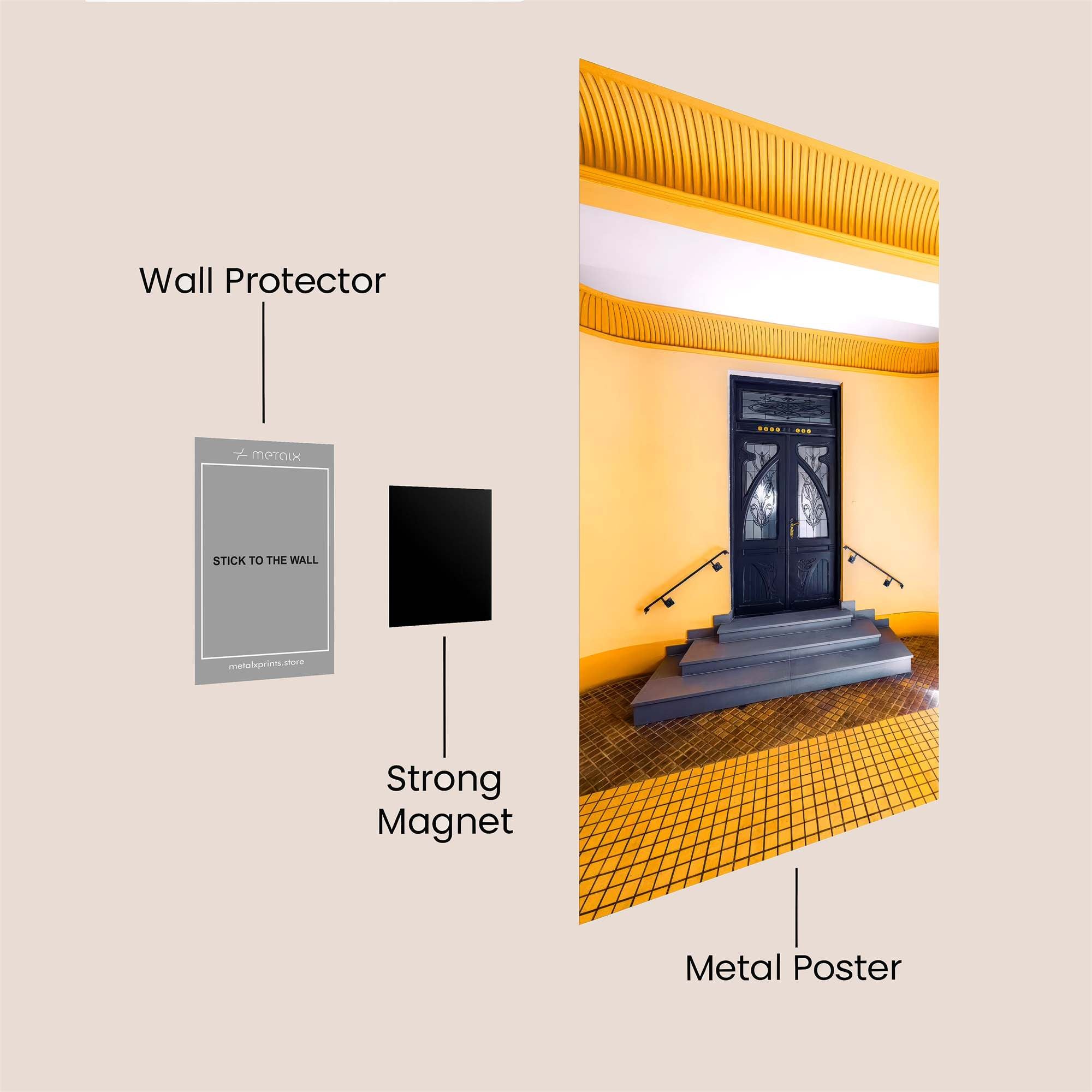 Portal Serene Safe Wall Magnetic / M