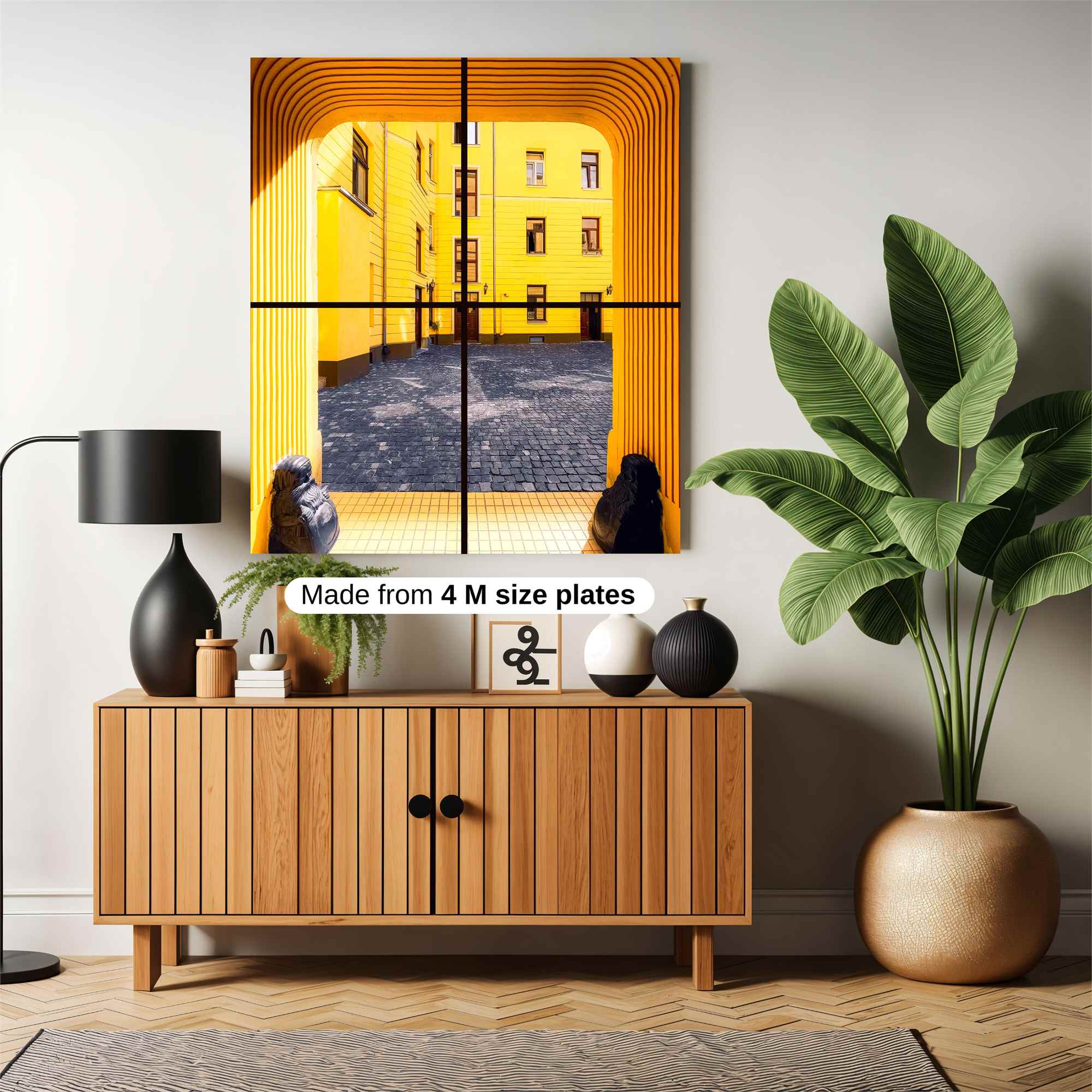 Yellow Tranquility Safe Wall Magnetic / M
