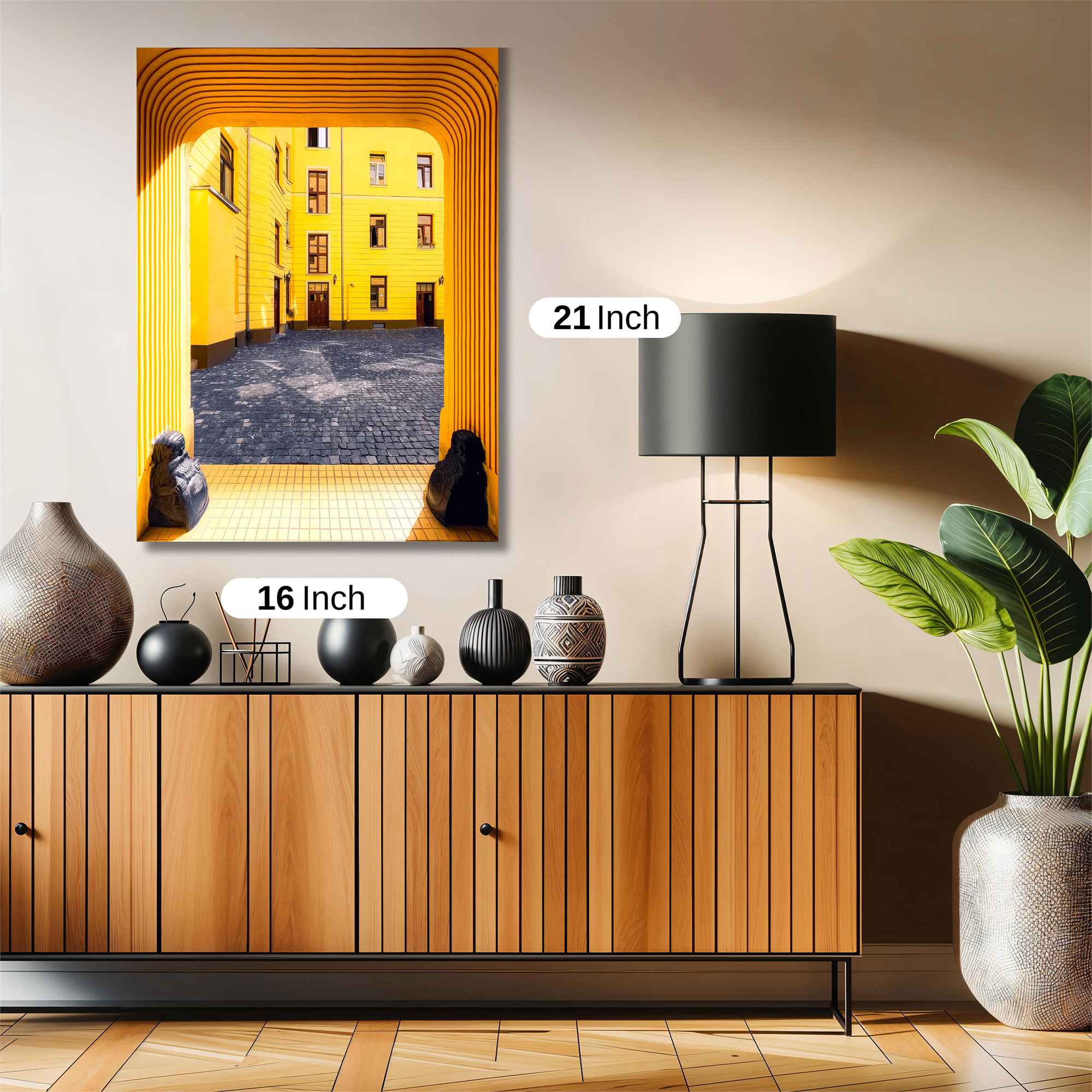 Yellow Tranquility Safe Wall Magnetic / M