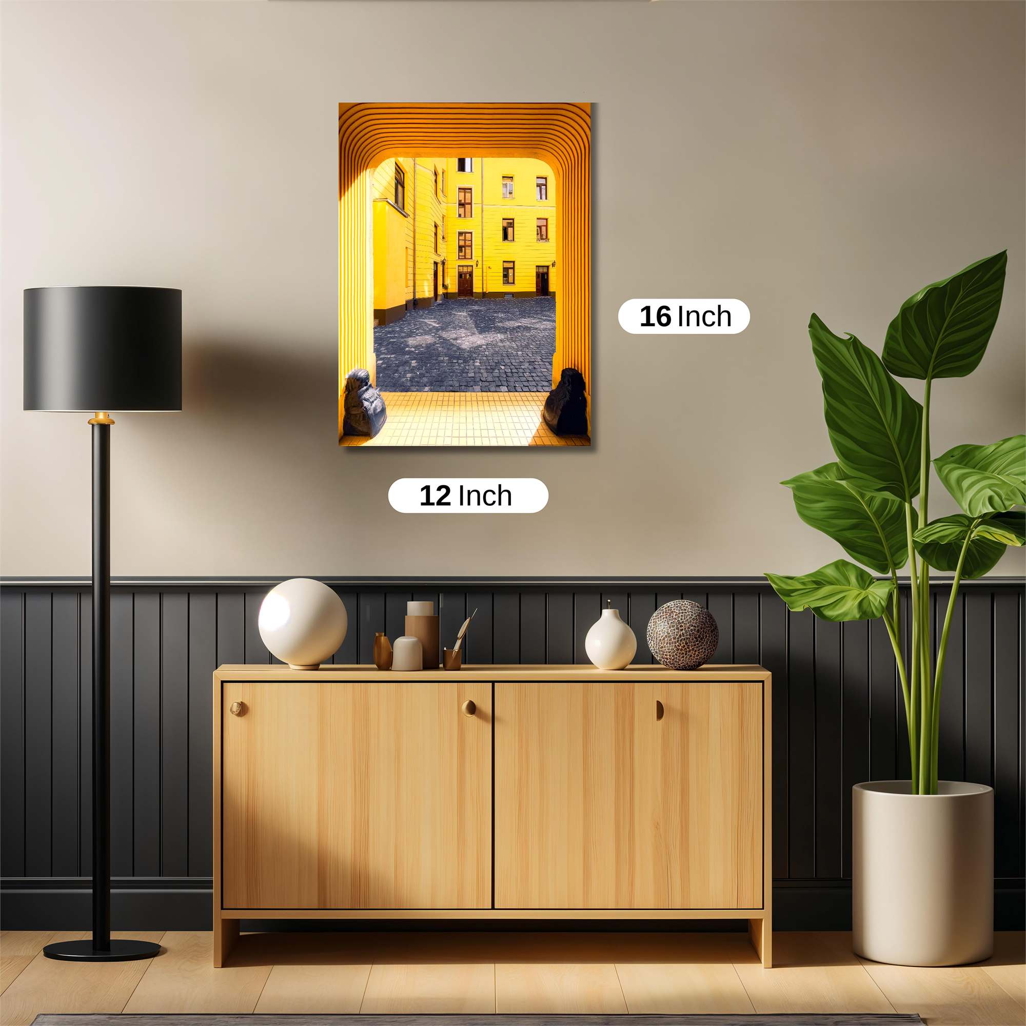 Yellow Tranquility Safe Wall Magnetic / M