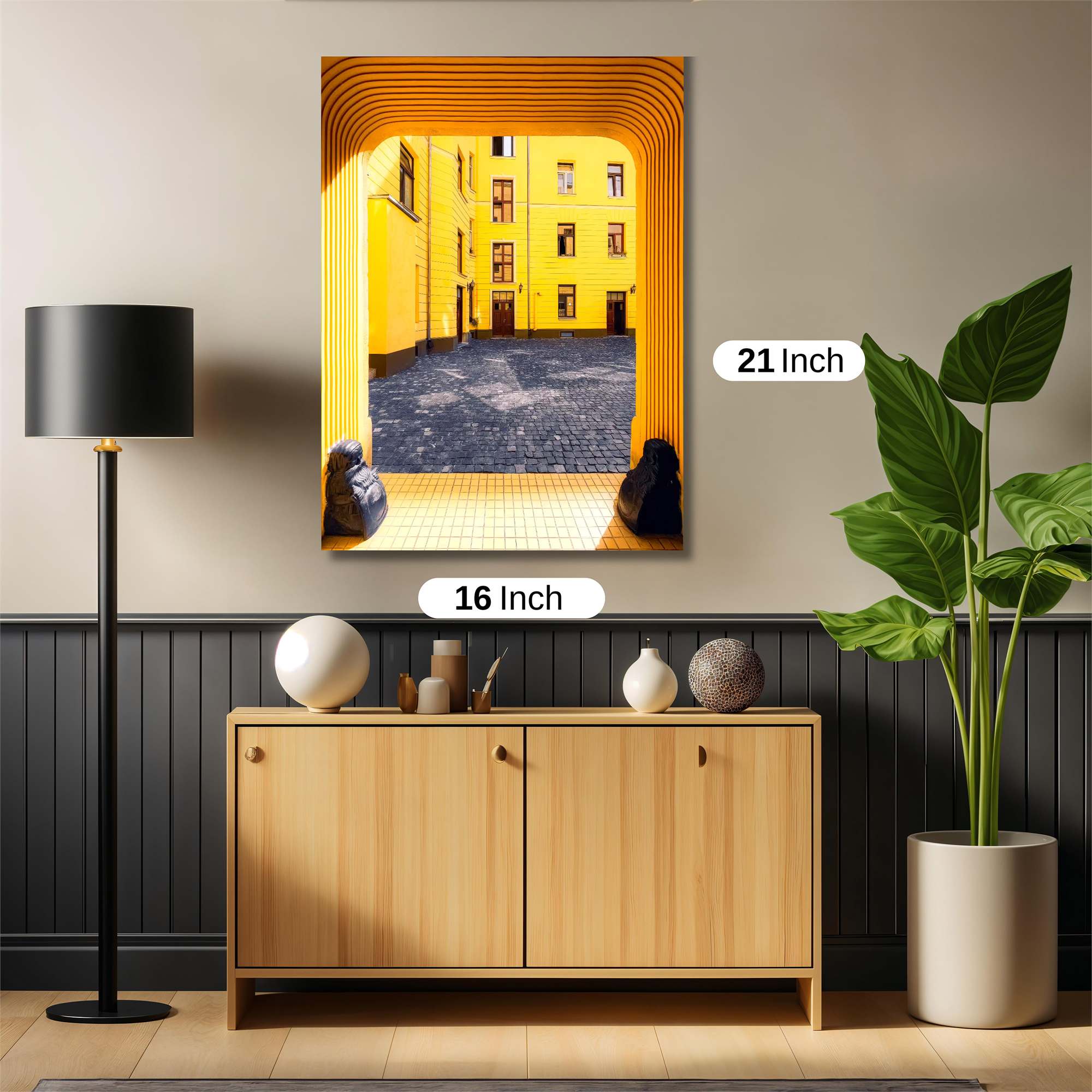 Yellow Tranquility Safe Wall Magnetic / M