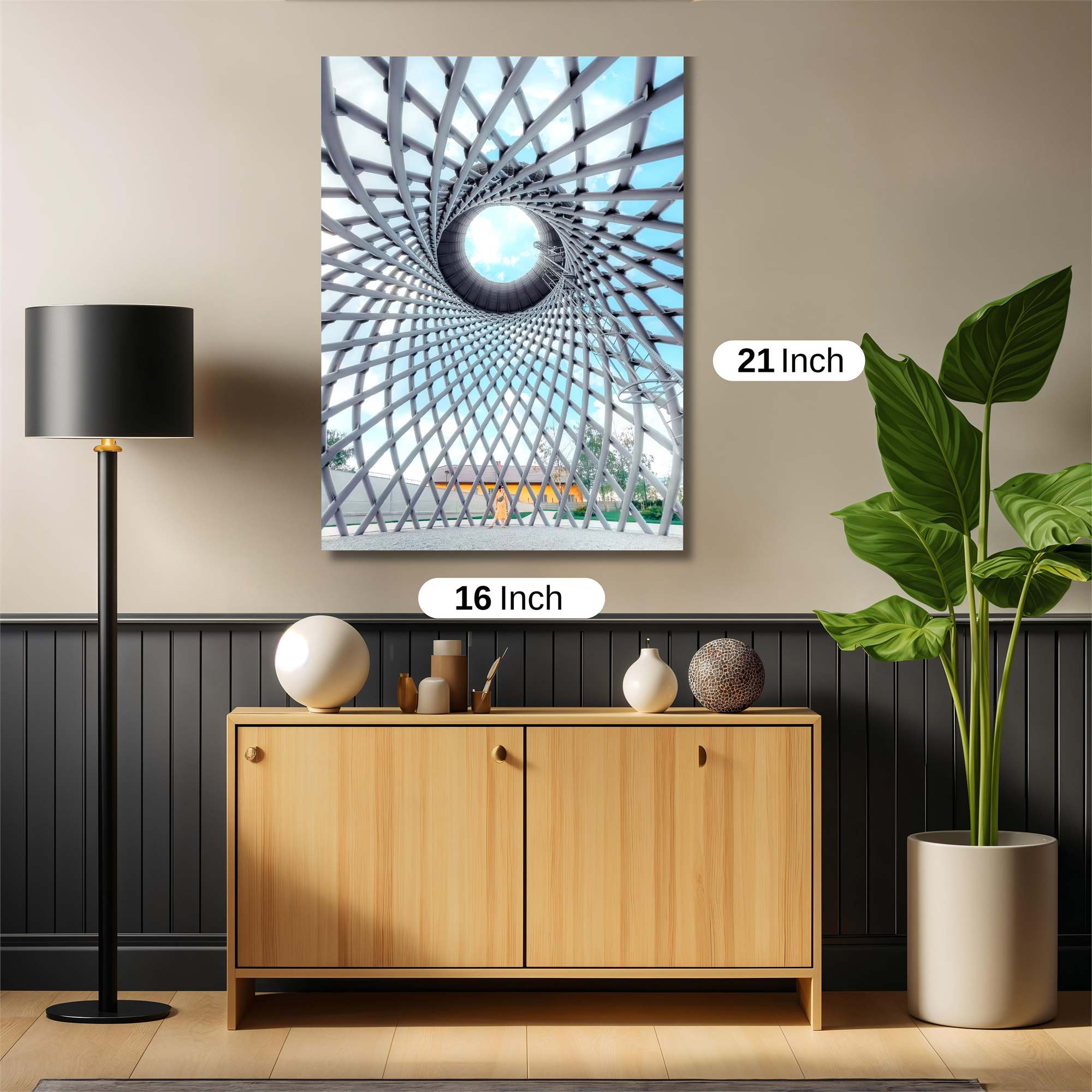 Spiral Serenity Safe Wall Magnetic / M