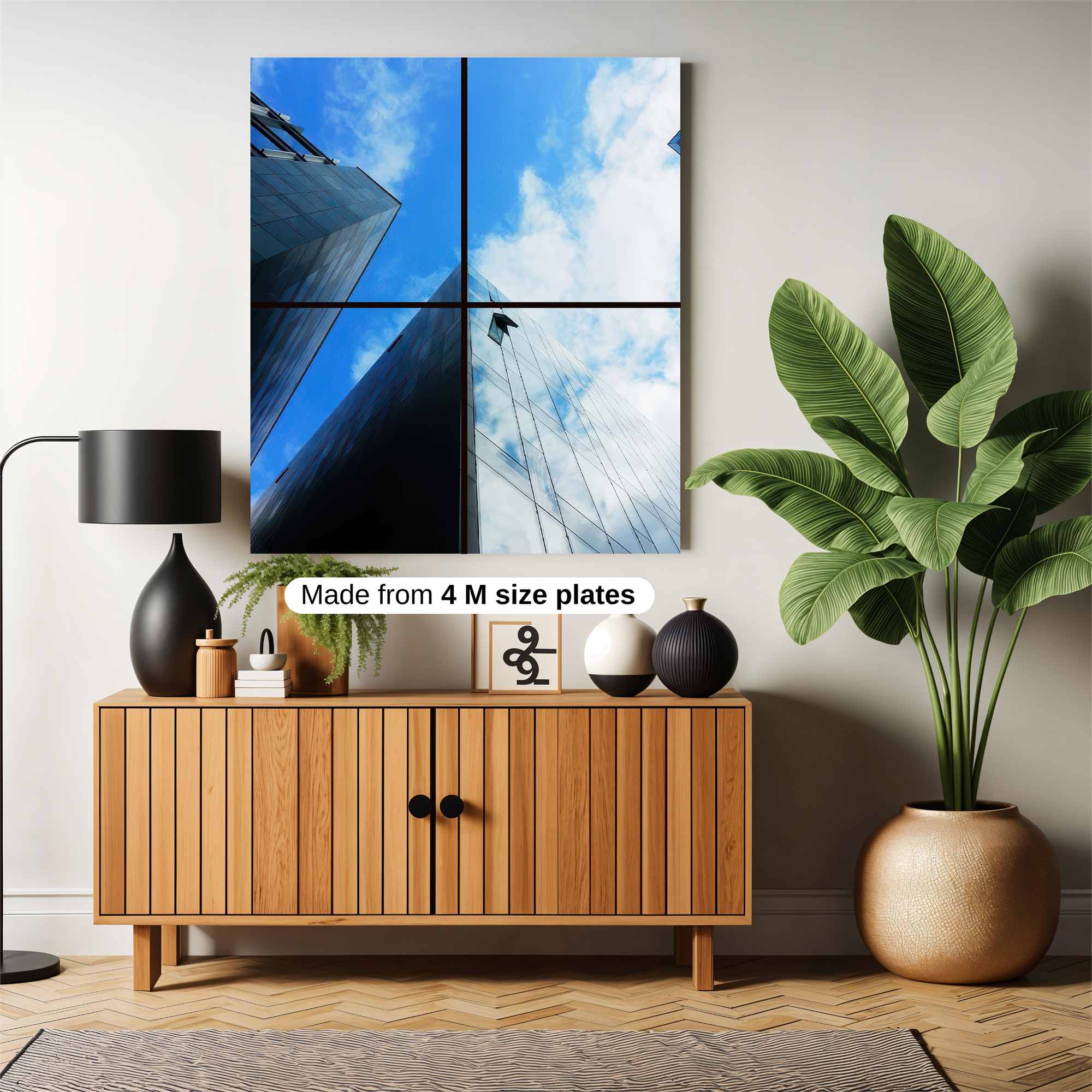 Skyscraper Serenity Safe Wall Magnetic / M