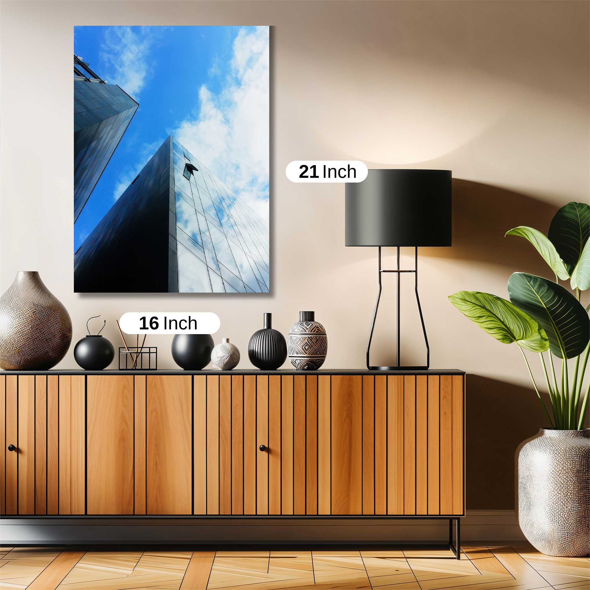Skyscraper Serenity Safe Wall Magnetic / M