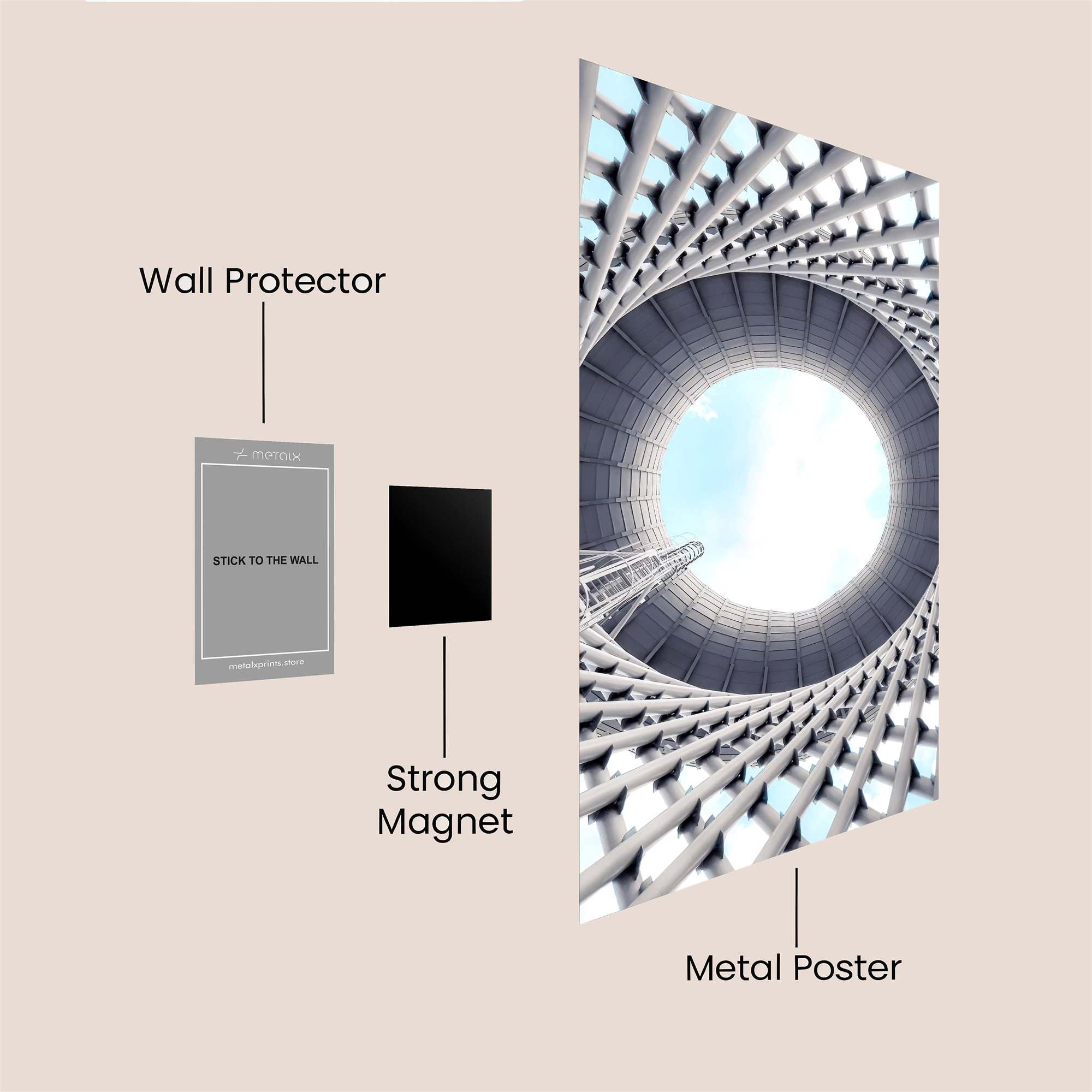 Urban Pulse Safe Wall Magnetic / M