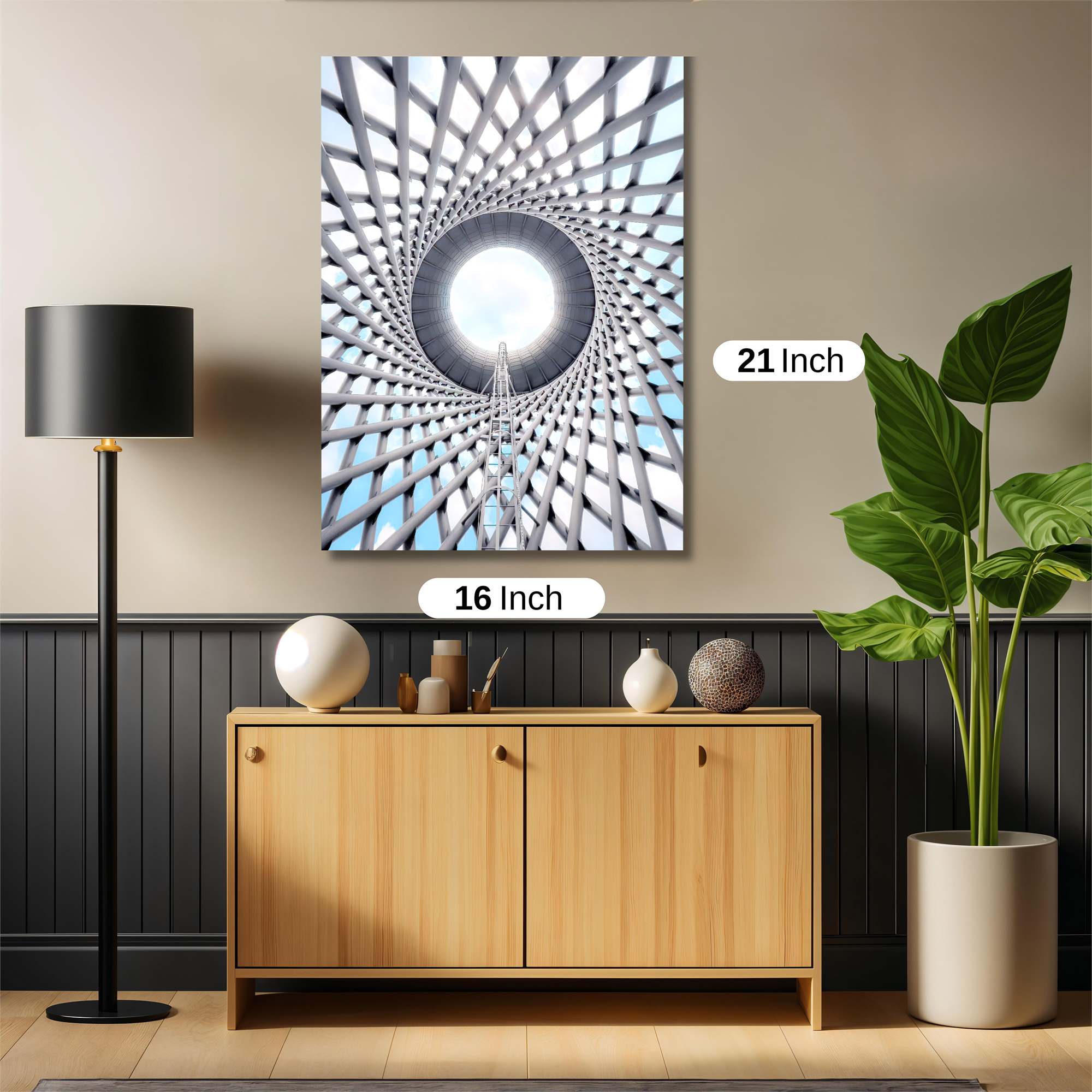 Spiral Serenity Safe Wall Magnetic / M
