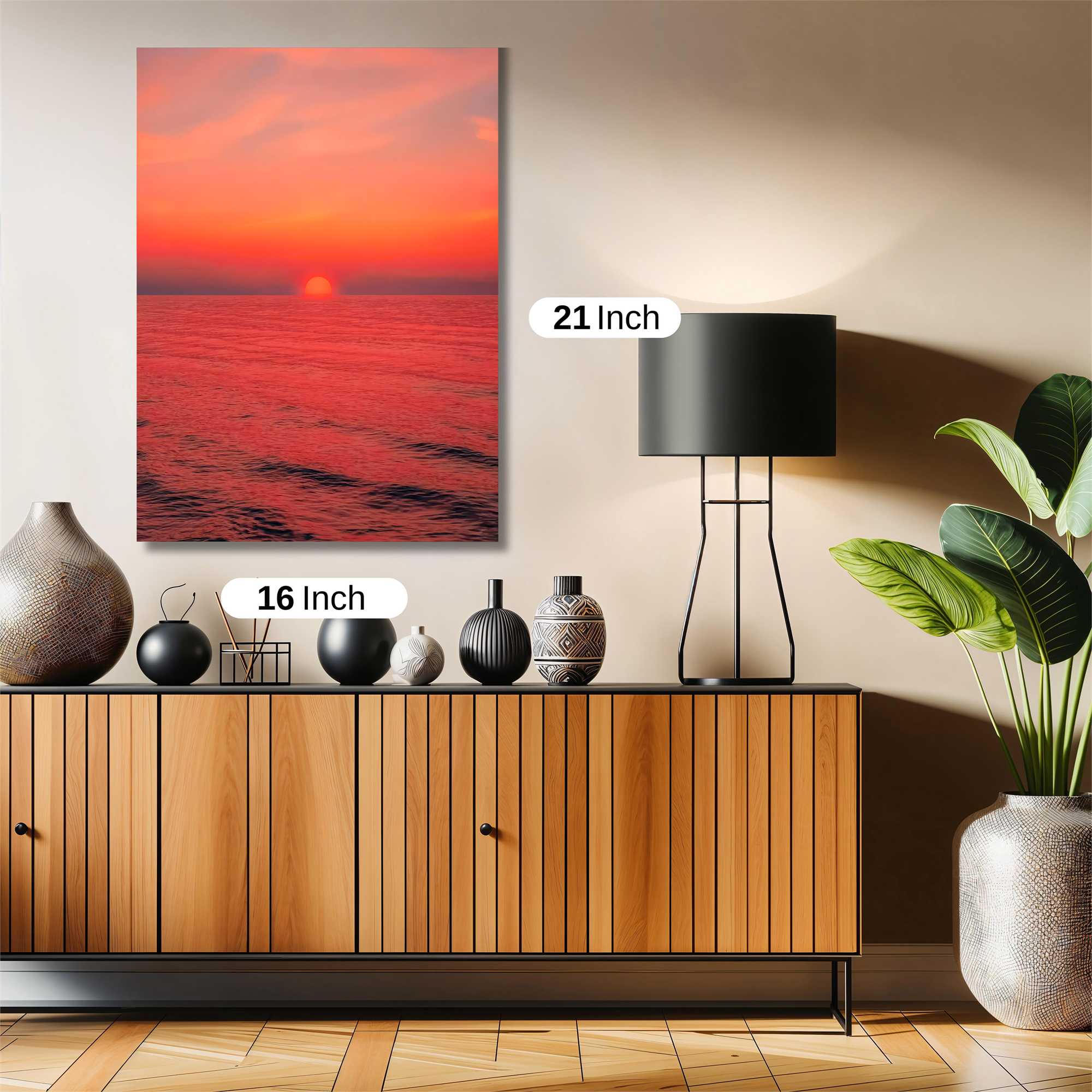 Sunset Serenity Safe Wall Magnetic / M
